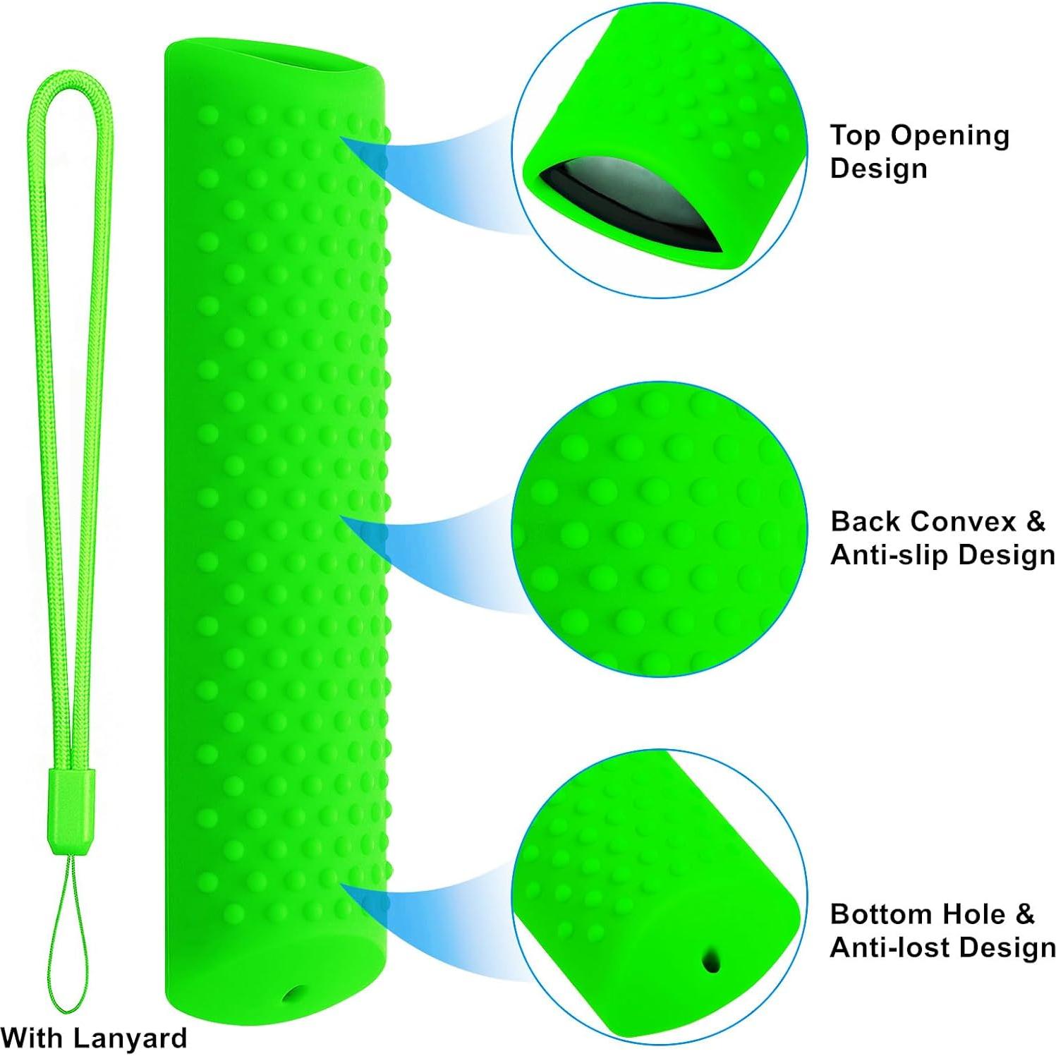 Funda de Control Remoto Verde Brillante Weishan para Lenovo/TCL FireTV Stick 3ra Generación