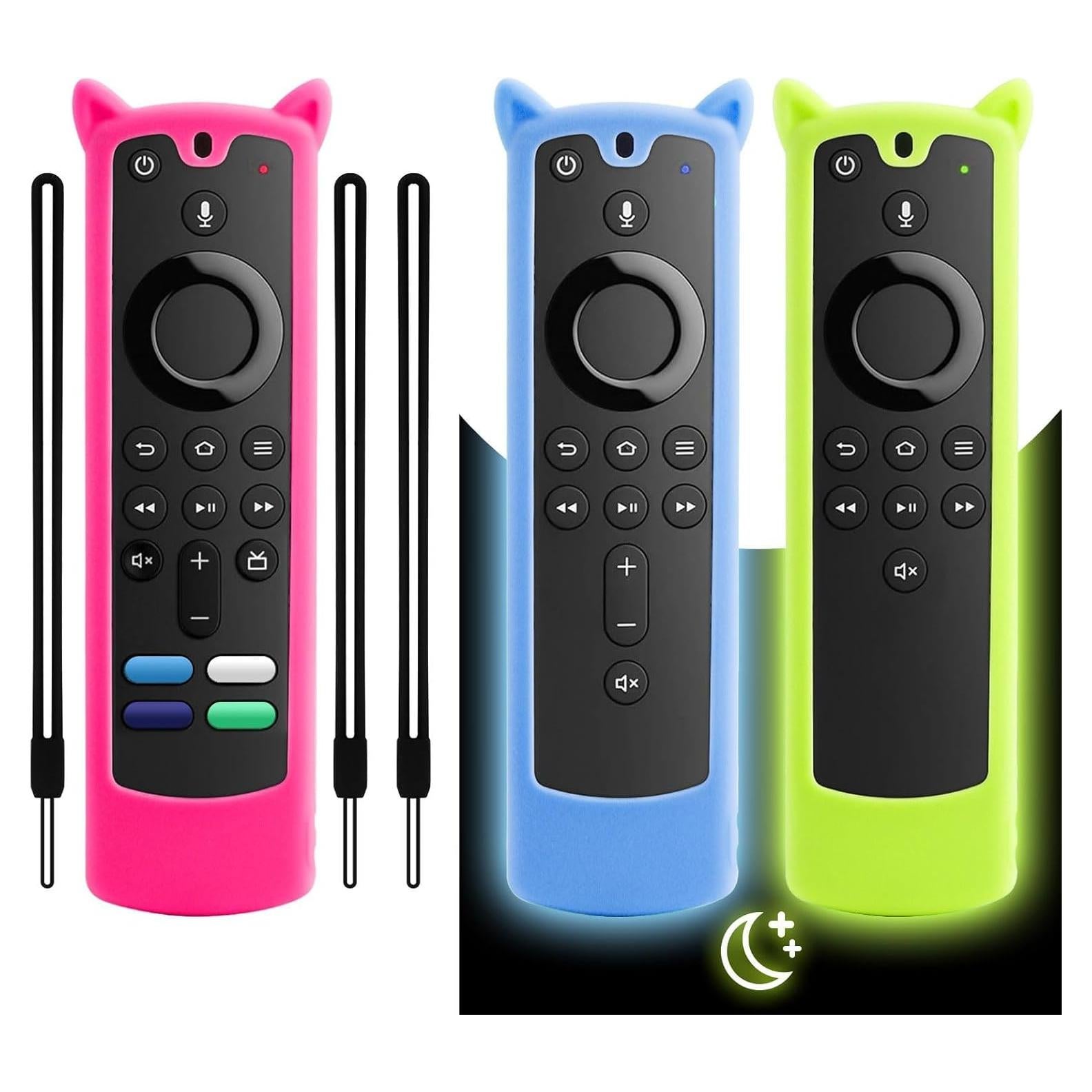 Funda de Silicona para Control Remoto Fire Stick 3 Piezas