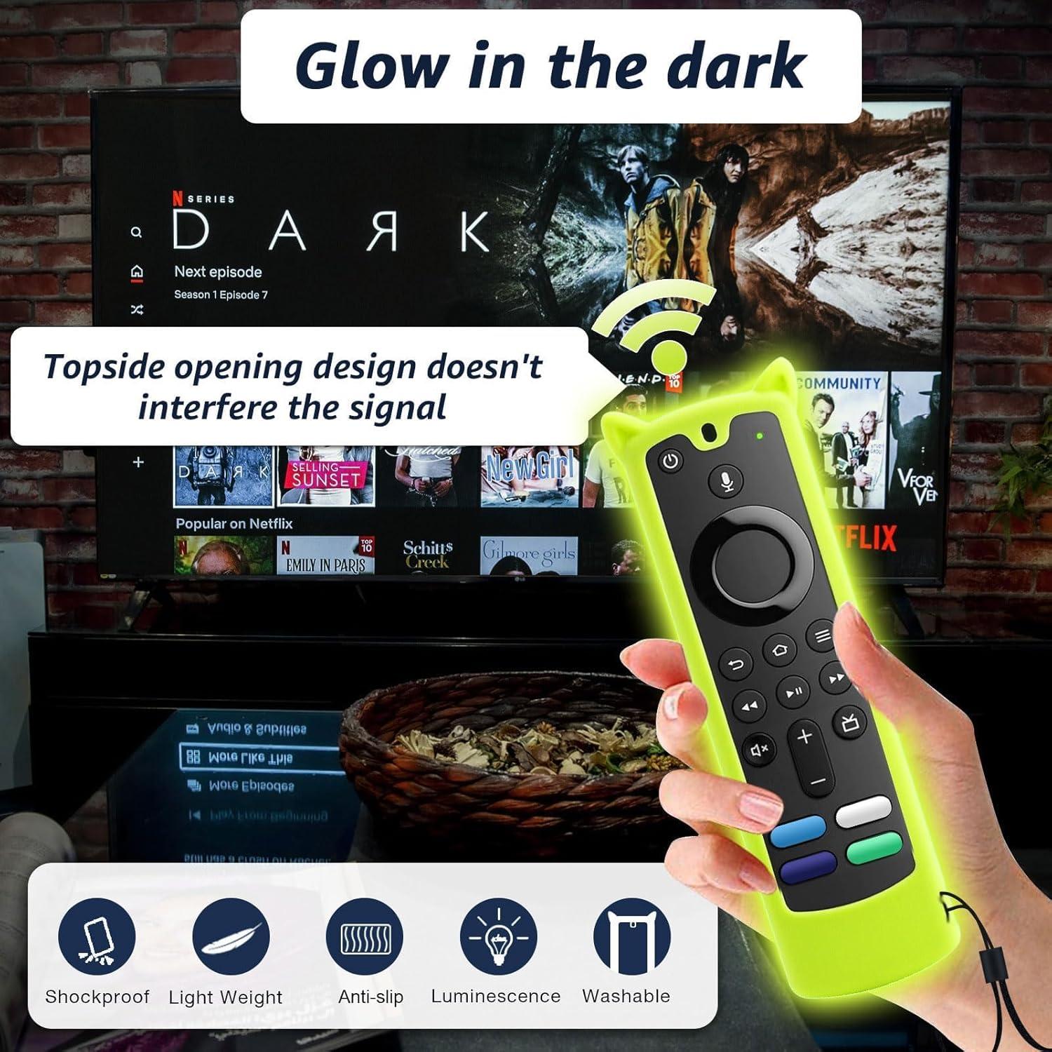 Funda de Silicona para Control Remoto Fire Stick 3 Piezas