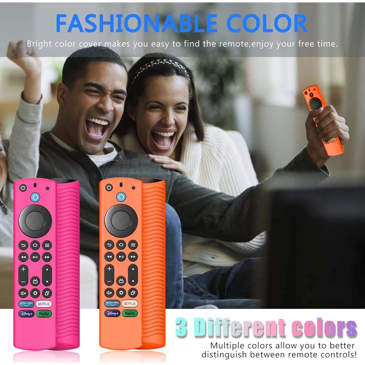 Funda de Silicona QINZAC para Control Remoto Fire TV 2Pack