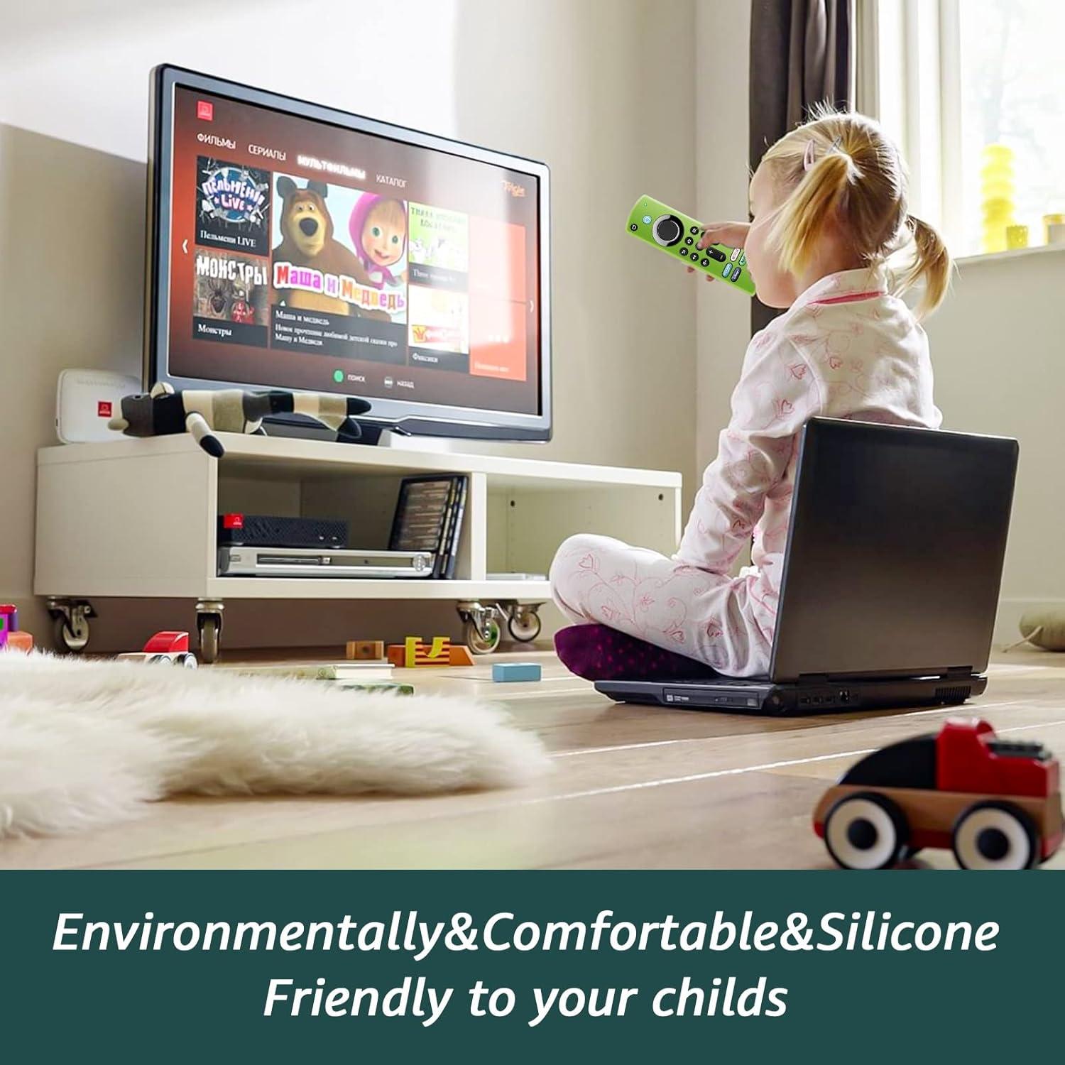 Funda de Control Remoto Firestick Ataqus 2-Pack Brilla en la Oscuridad