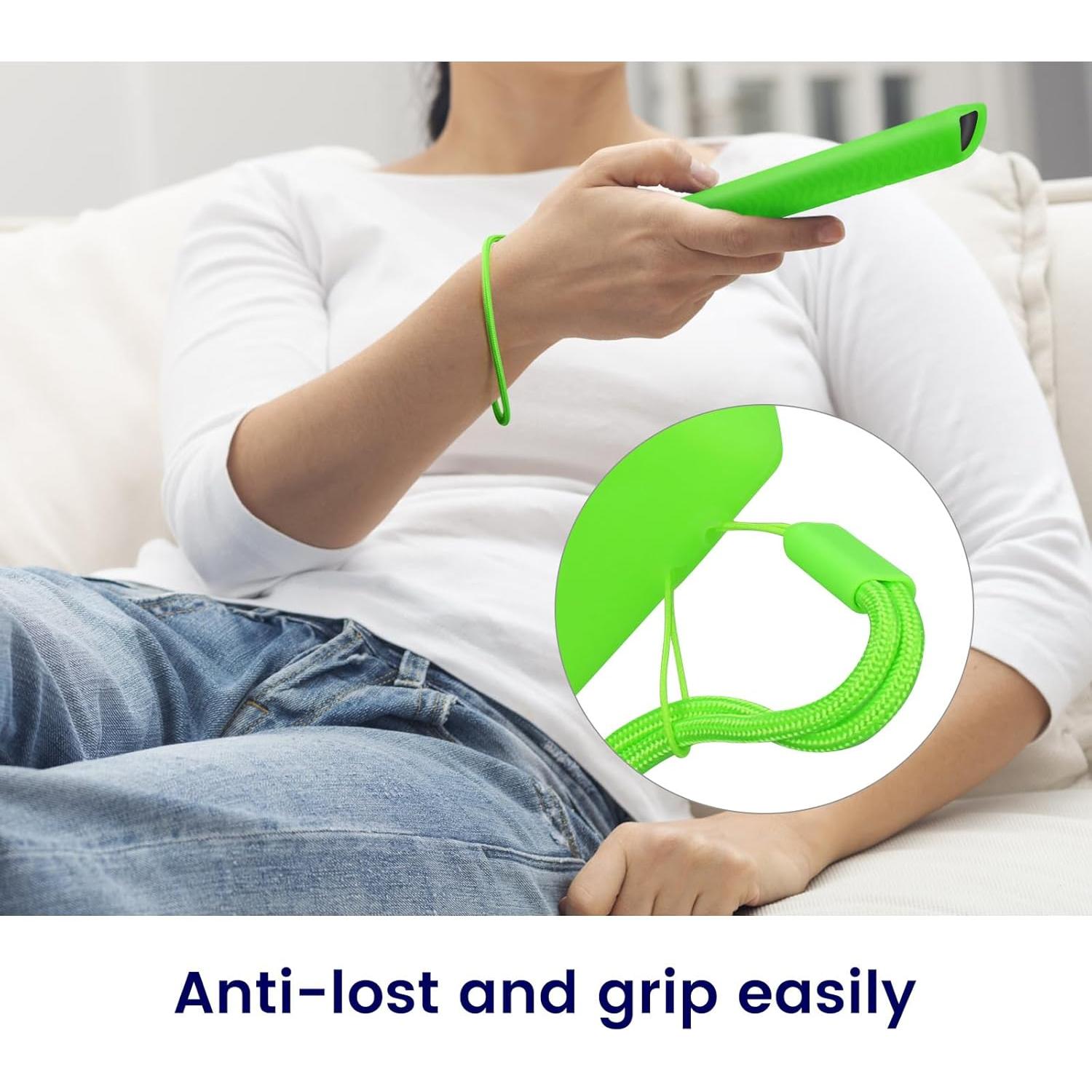 3 Fundas Brillantes de Silicona para Control Remoto Lenovo FireTV