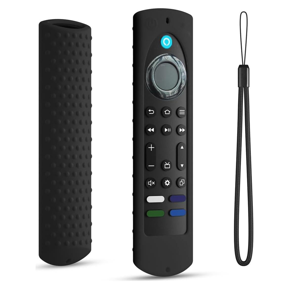Funda de Silicona Negra para Control Remoto Fire TV Stick 4K Max