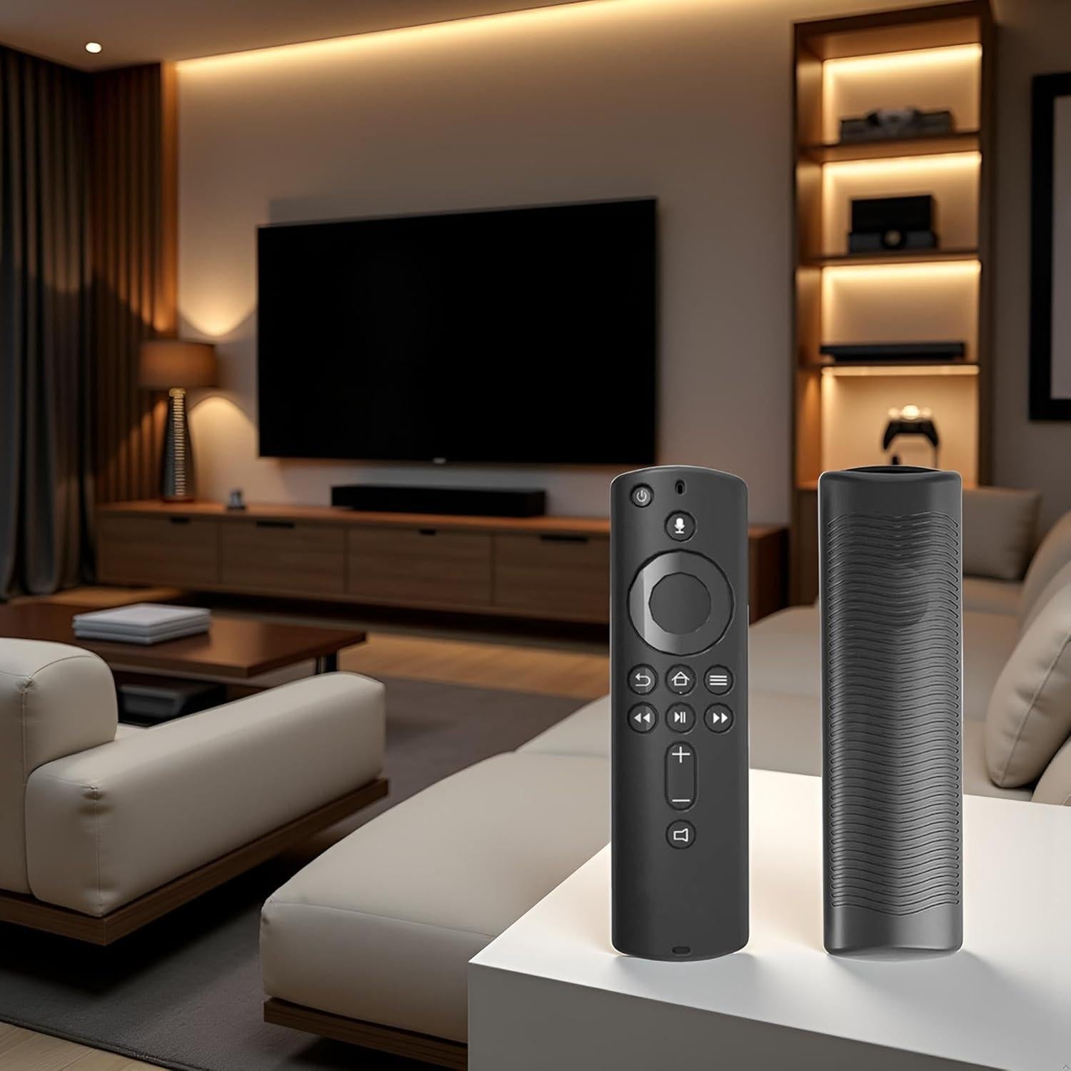 Funda Protectora de Silicona Antichoque para Control Remoto Fire TV Stick 4K