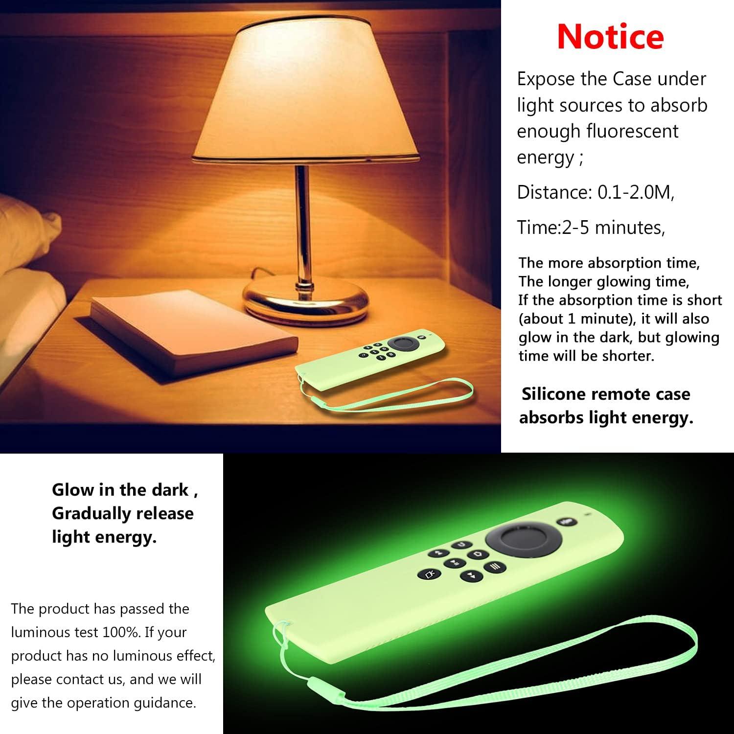 Funda de Silicona Brillante para Control Remoto Fire TV Lite 2020