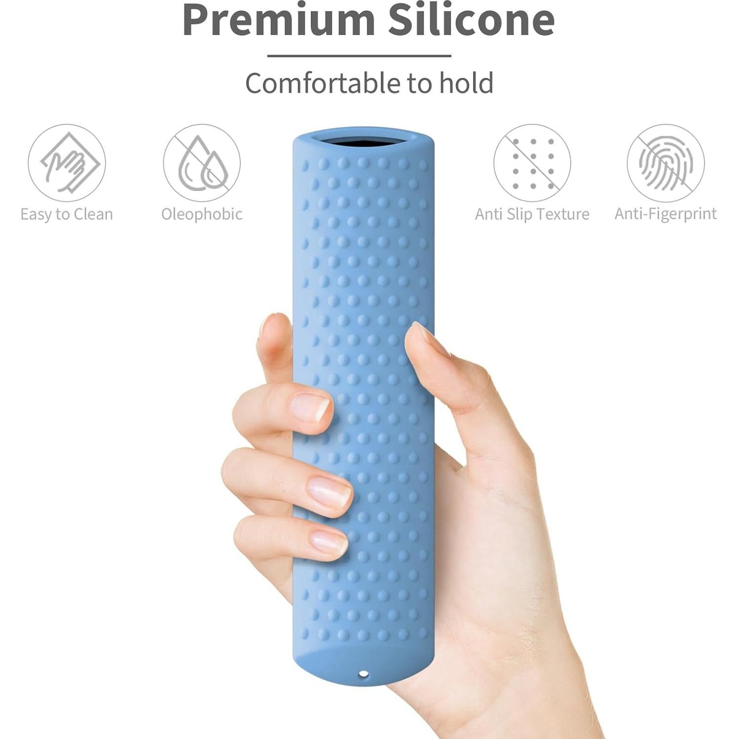 Funda de Silicona Antideslizante para Control Remoto Fire TV Stick 4K Max