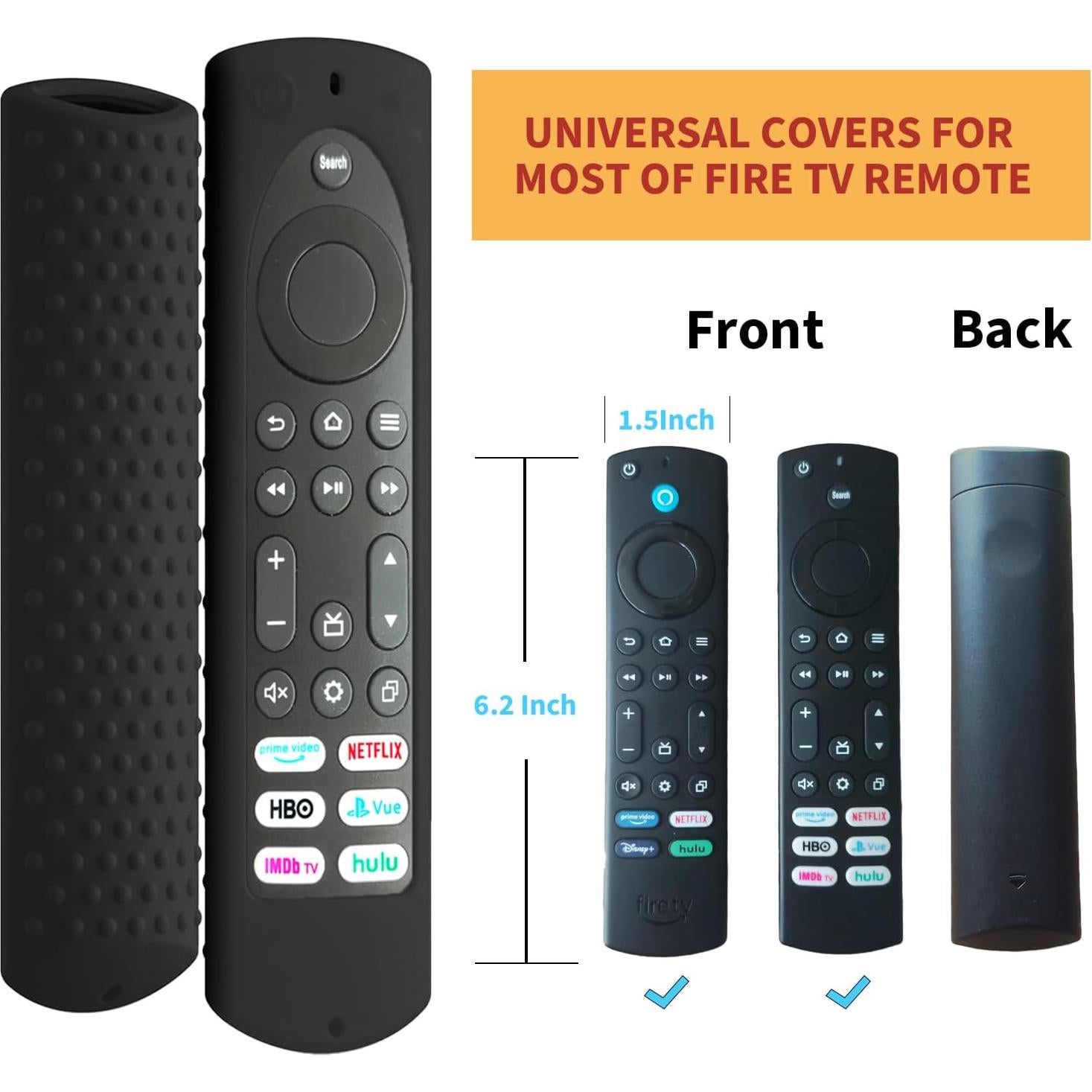 Funda de Silicona Antideslizante para Control Remoto Fire TV Stick 4K Max