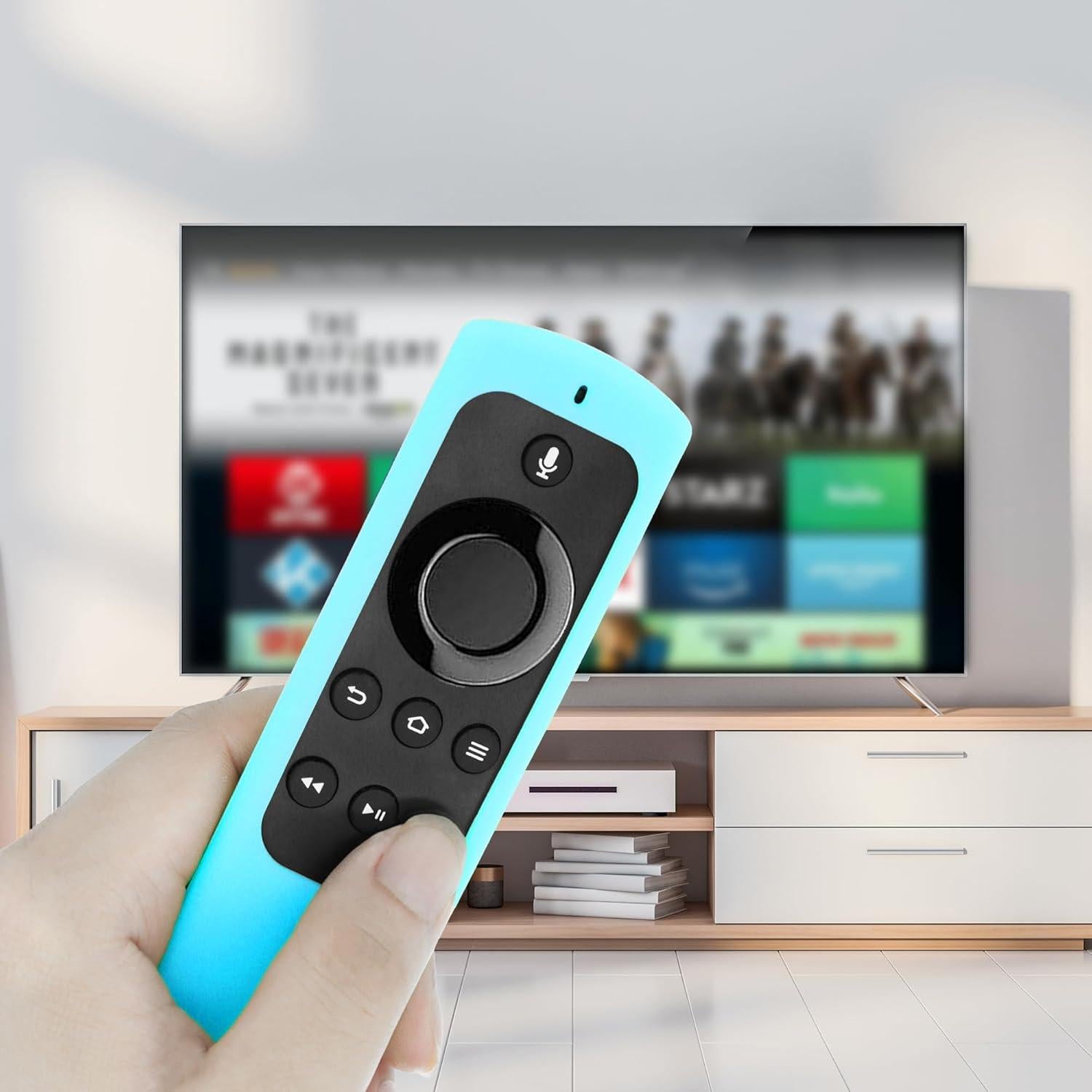 Paquete 2 Fundas Silicona Control Remoto Fire TV Stick 1ra Gen