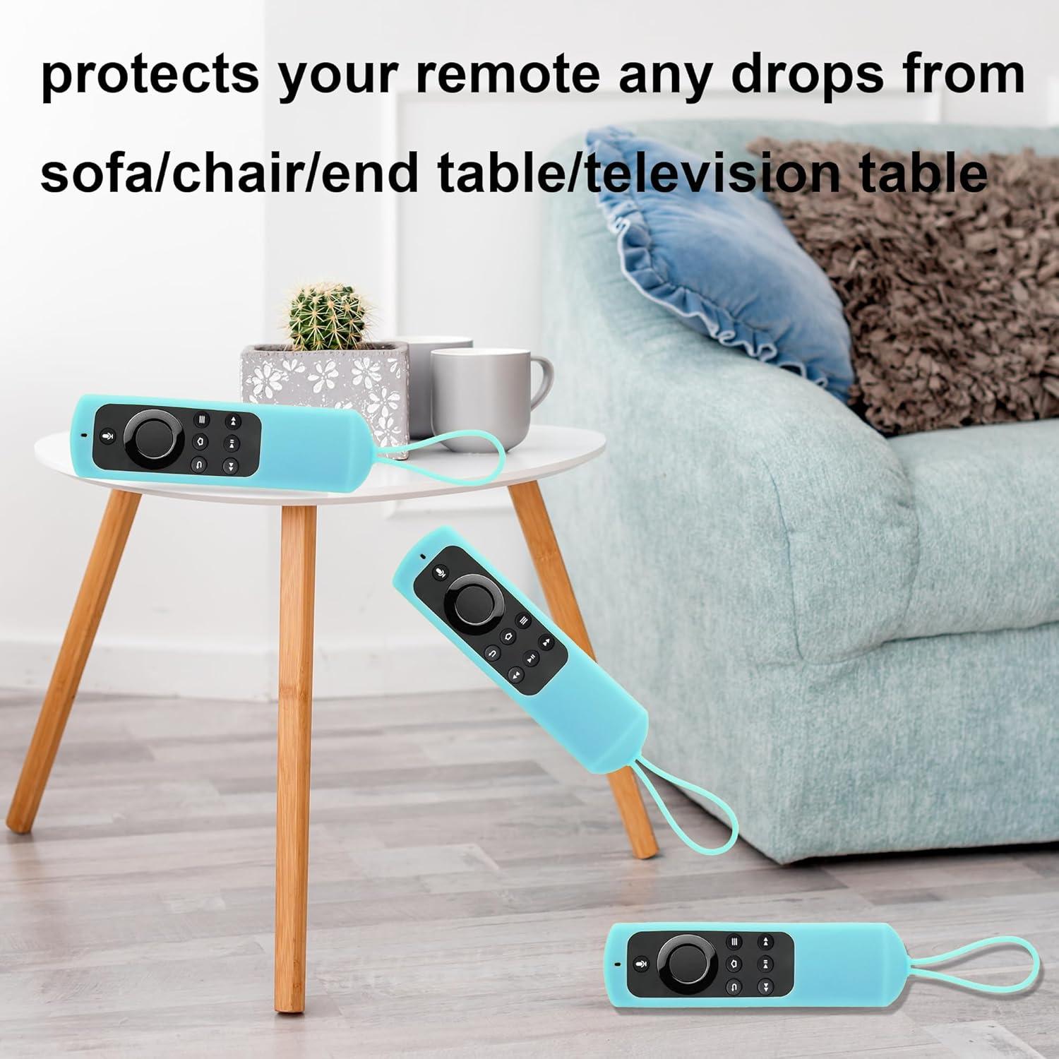 Paquete 2 Fundas Silicona Control Remoto Fire TV Stick 1ra Gen