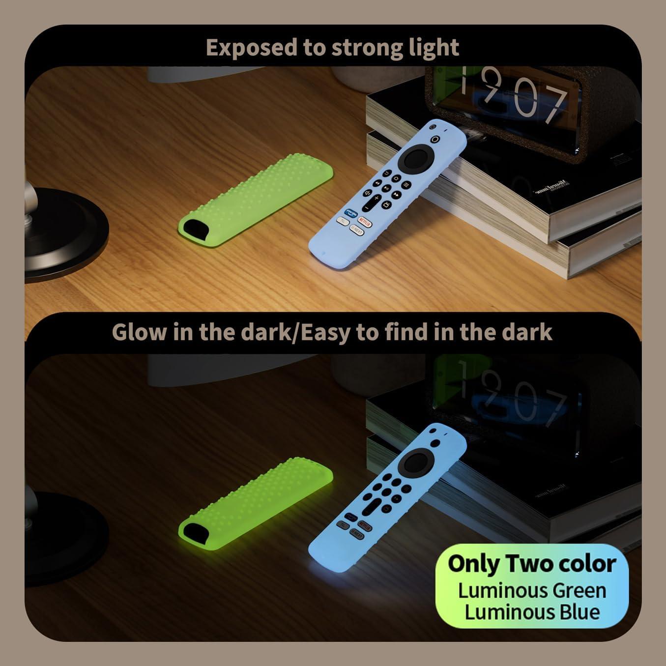 Funda de Silicona Azul Brillante para Control Remoto Fire TV 4K