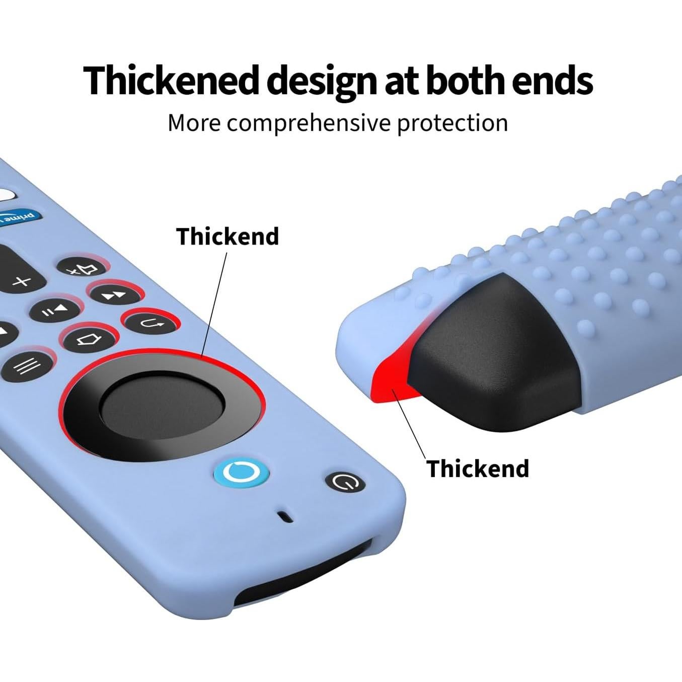 Funda de Silicona Azul Brillante para Control Remoto Fire TV 4K