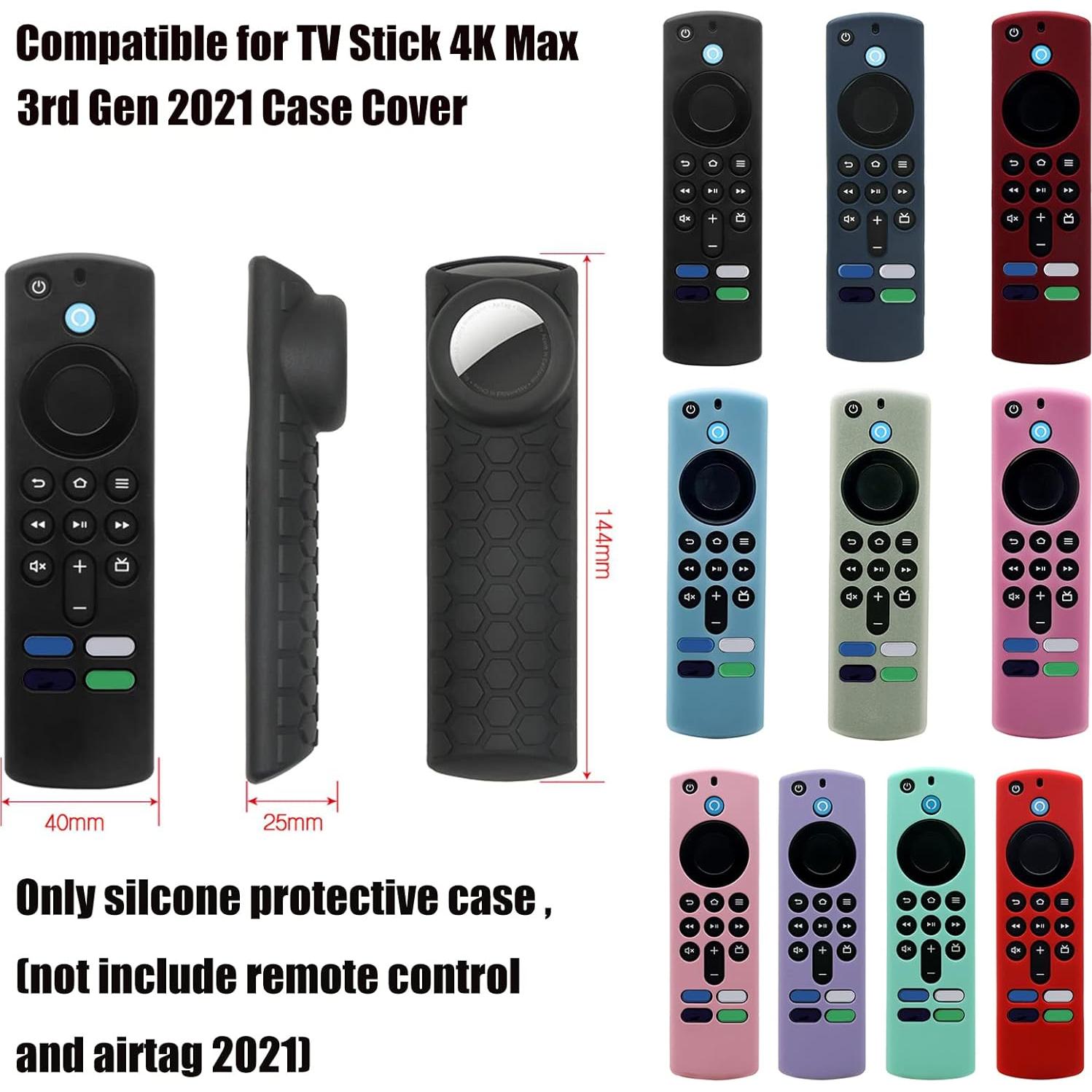 Funda de Control Remoto TV Stick 4K Max con Soporte AirTag