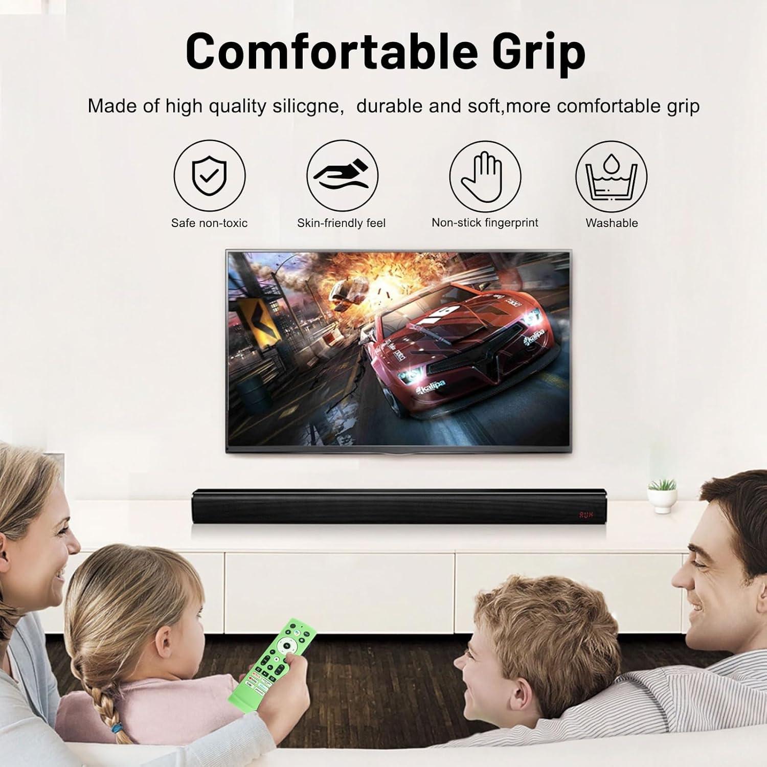 Cubierta de Silicona para Control Remoto Fire TV Hisense - 2 Piezas