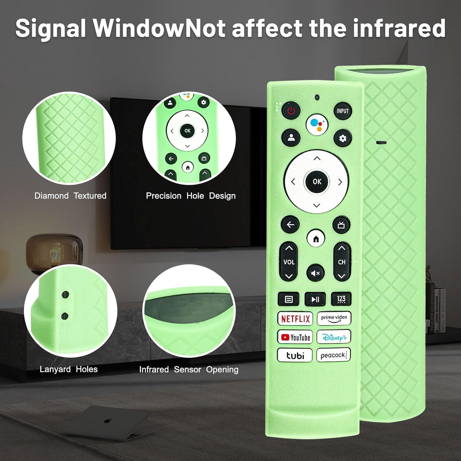 Cubierta de Silicona para Control Remoto Fire TV Hisense - 2 Piezas