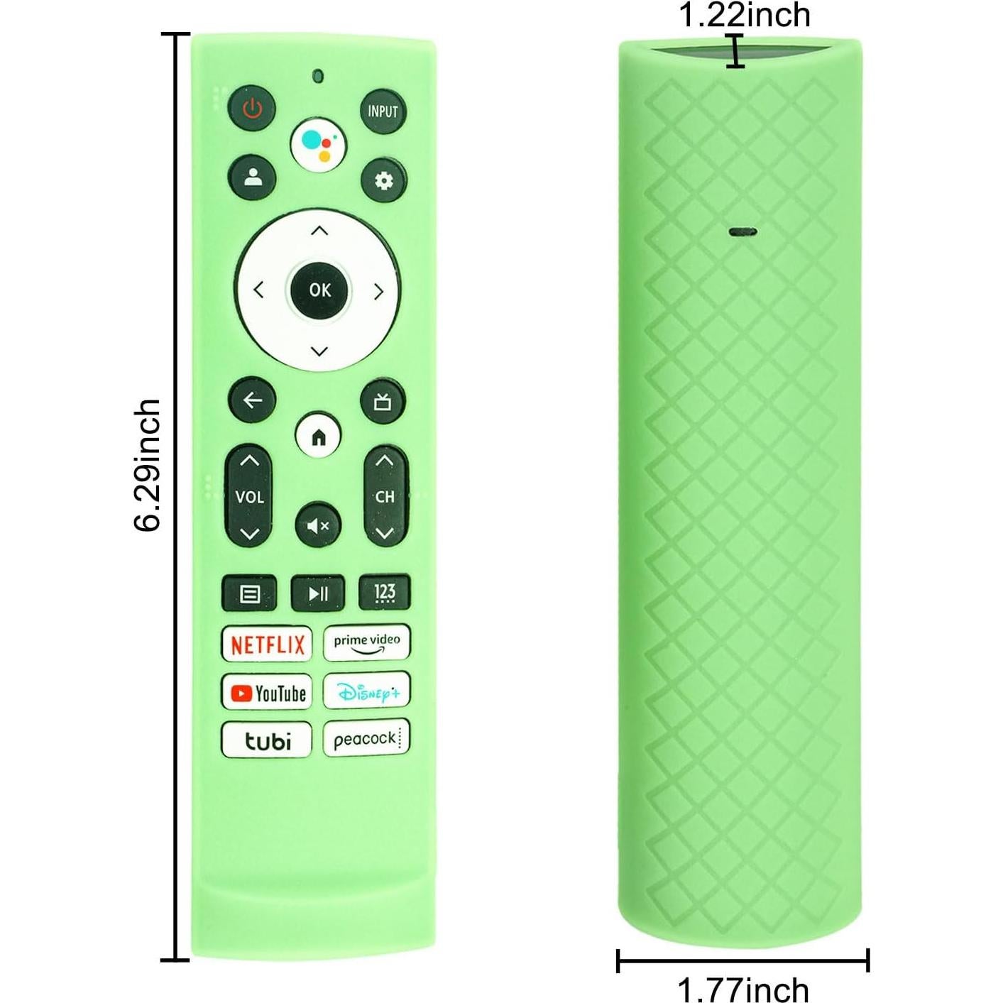 Cubierta de Silicona para Control Remoto Fire TV Hisense - 2 Piezas