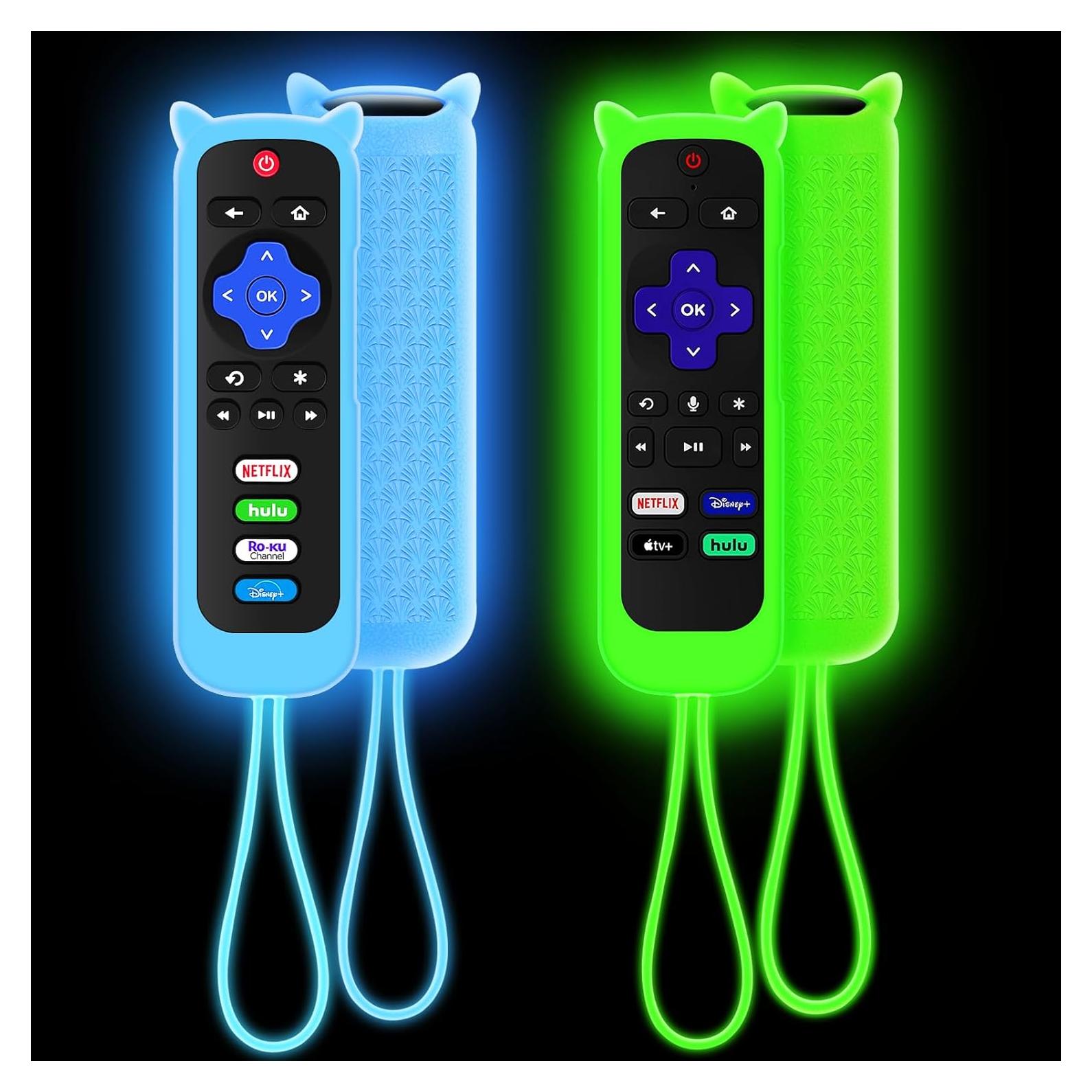 Funda de control remoto de silicona SOTATOO para Roku TV