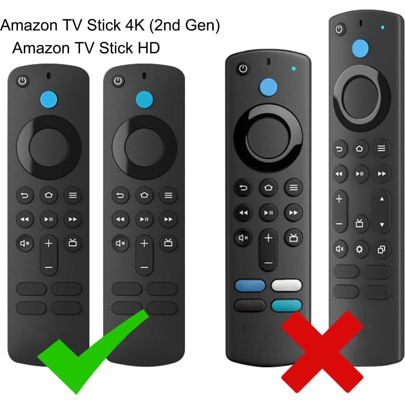 Funda de Silicona LEFXMOPHY para TV Stick 4K HD 2024 Azul