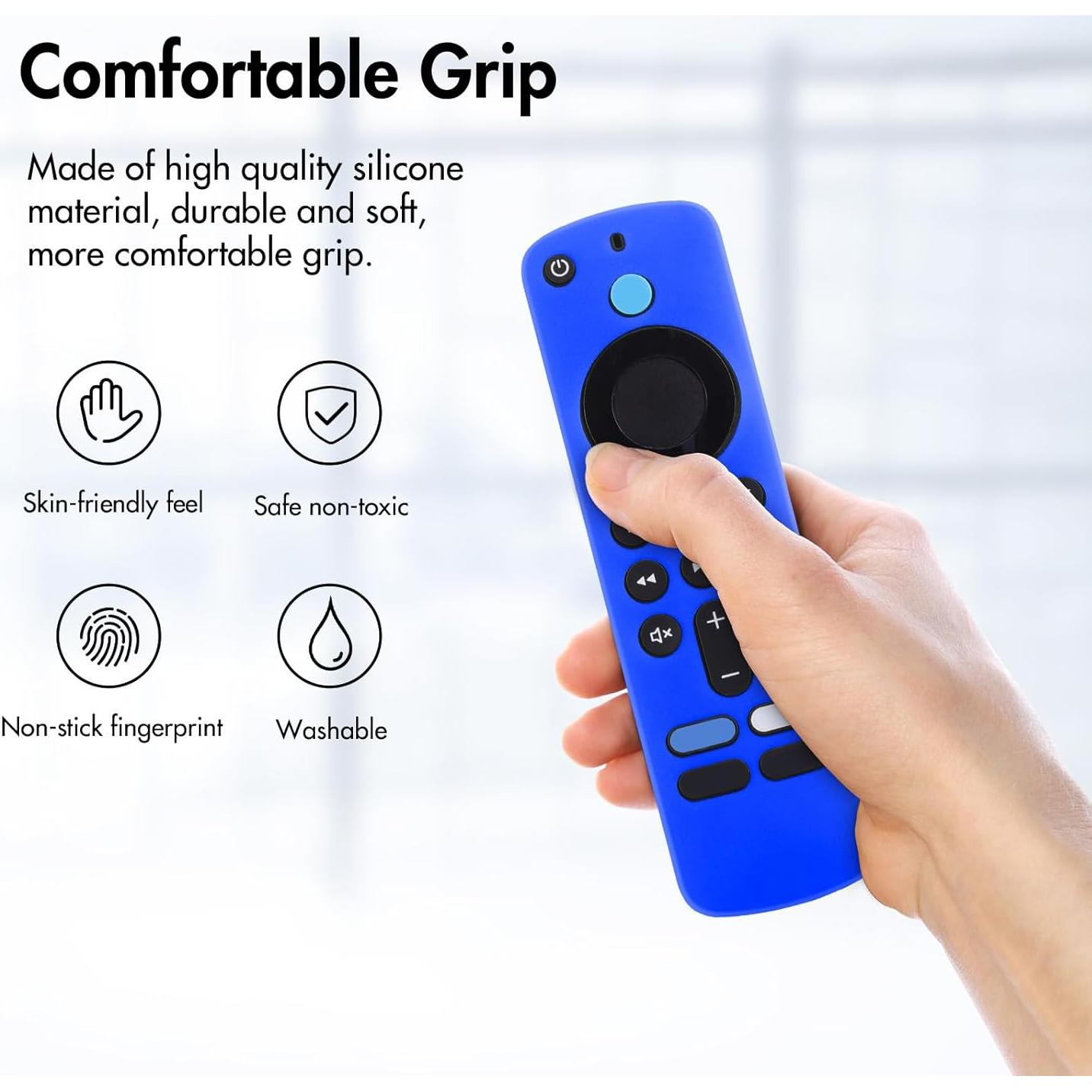 Funda de Silicona LEFXMOPHY para TV Stick 4K HD 2024 Azul