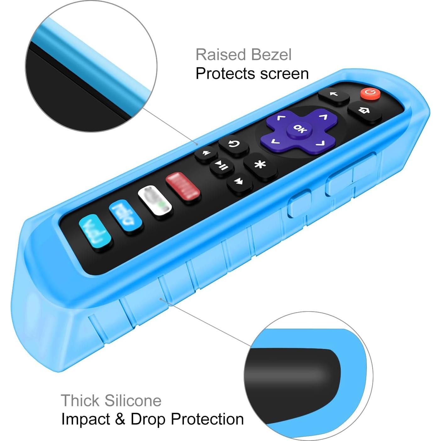 Funda Protectora Fintie para Control Remoto Roku 3600R Azul