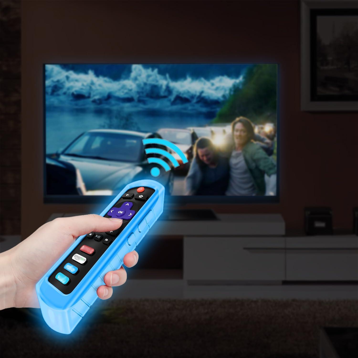 Funda Protectora Fintie para Control Remoto Roku 3600R Azul