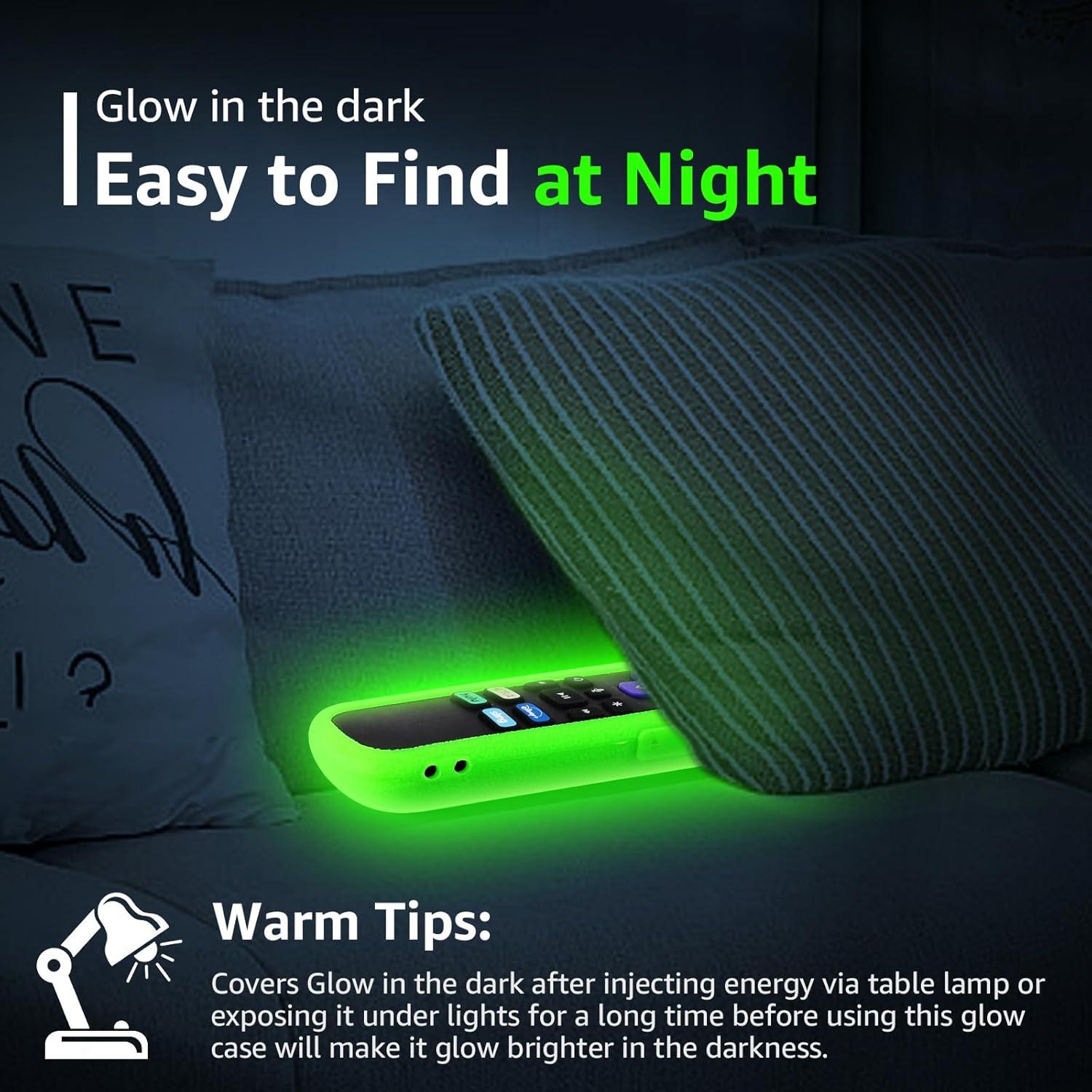 Paquete de 3 fundas de silicona para control remoto Roku