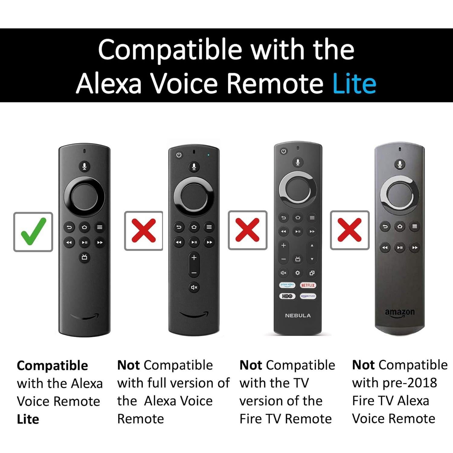 Made for Amazon Remote Cover Case, for Alexa Voice Remote Lite | Green