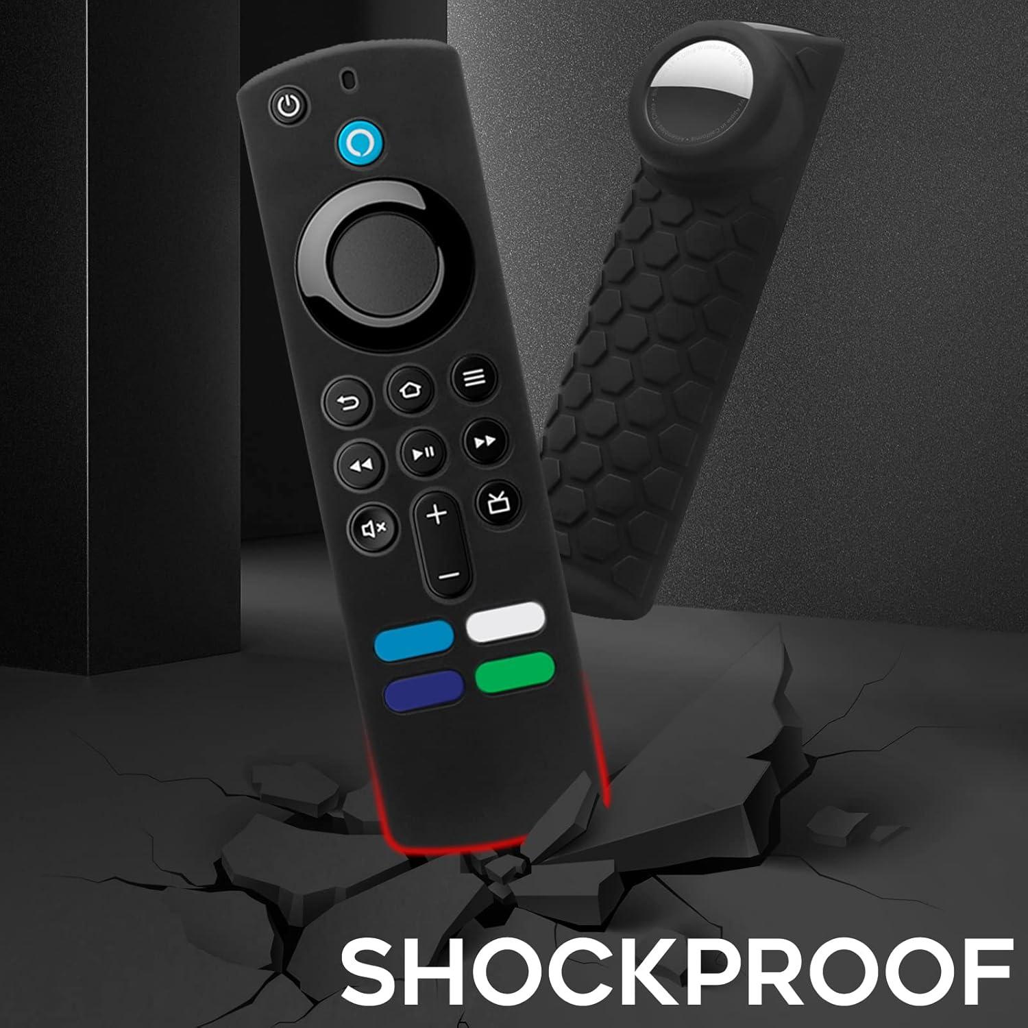 Funda Protectora de Silicona Seltureone para Control Remoto TV Stick 4K Max y AirTag