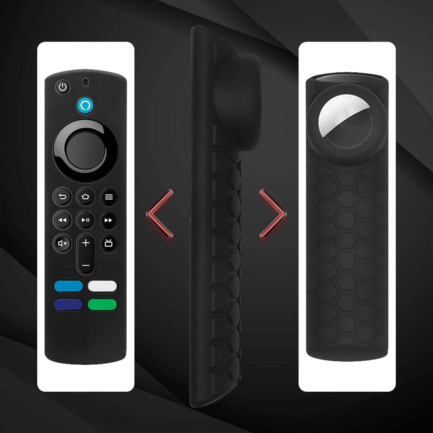 Funda Protectora de Silicona Seltureone para Control Remoto TV Stick 4K Max y AirTag