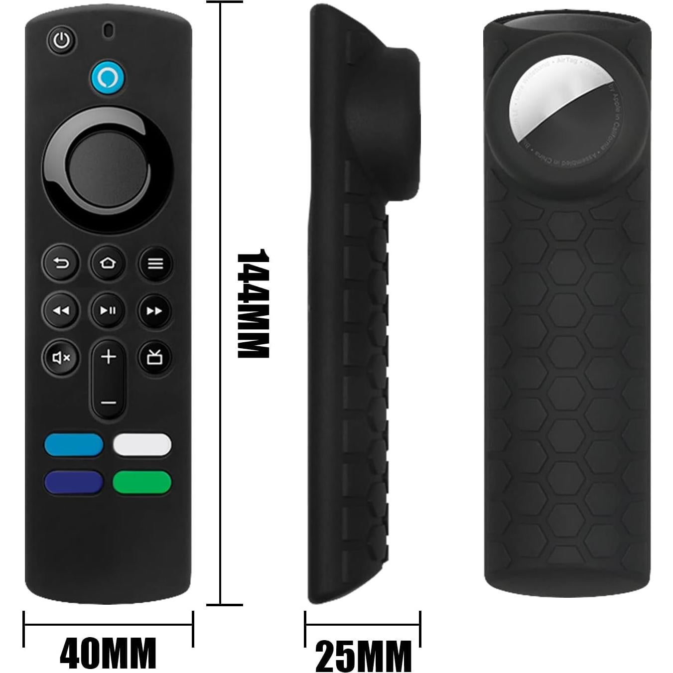 Funda Protectora de Silicona Seltureone para Control Remoto TV Stick 4K Max y AirTag