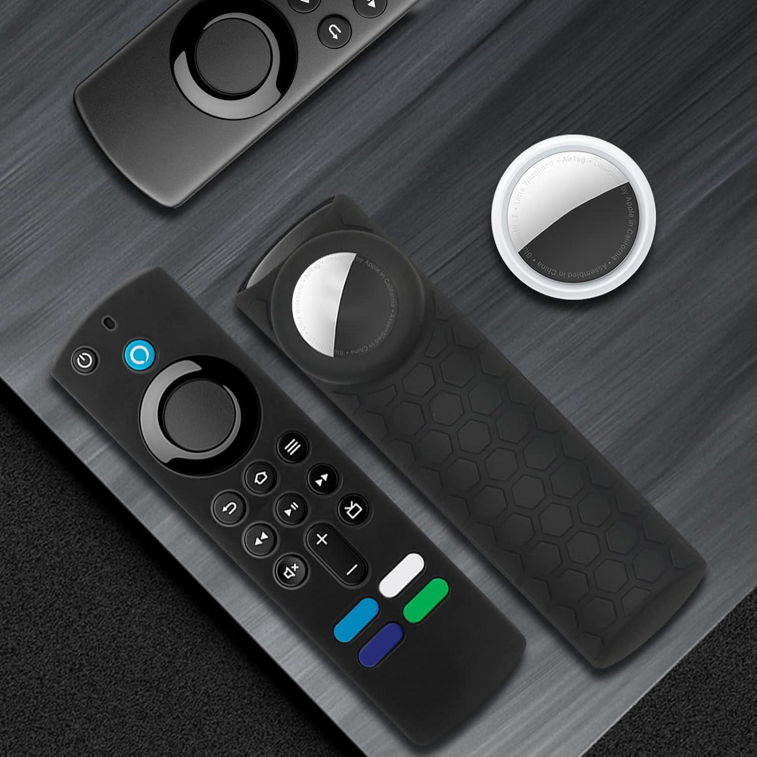 Funda Protectora de Silicona Seltureone para Control Remoto TV Stick 4K Max y AirTag