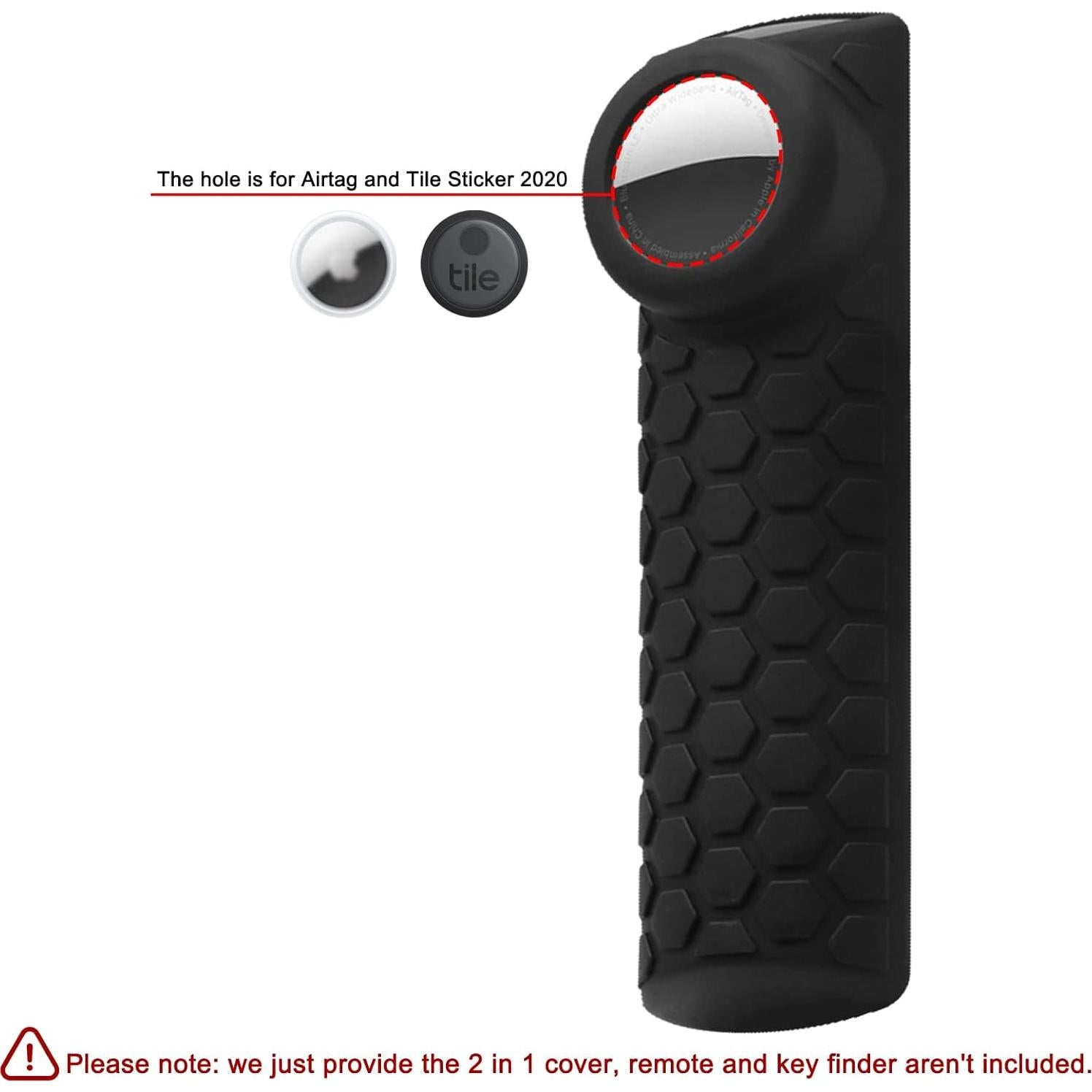 Funda Protectora de Silicona Seltureone para Control Remoto TV Stick 4K Max y AirTag