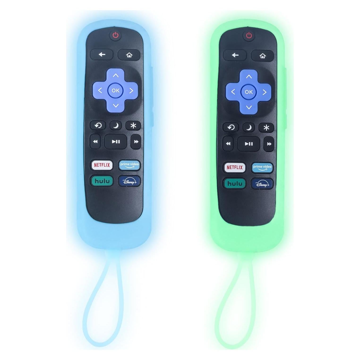 Cubierta Remota Luminosa Runhike para Control Onn Roku - 2 PCS