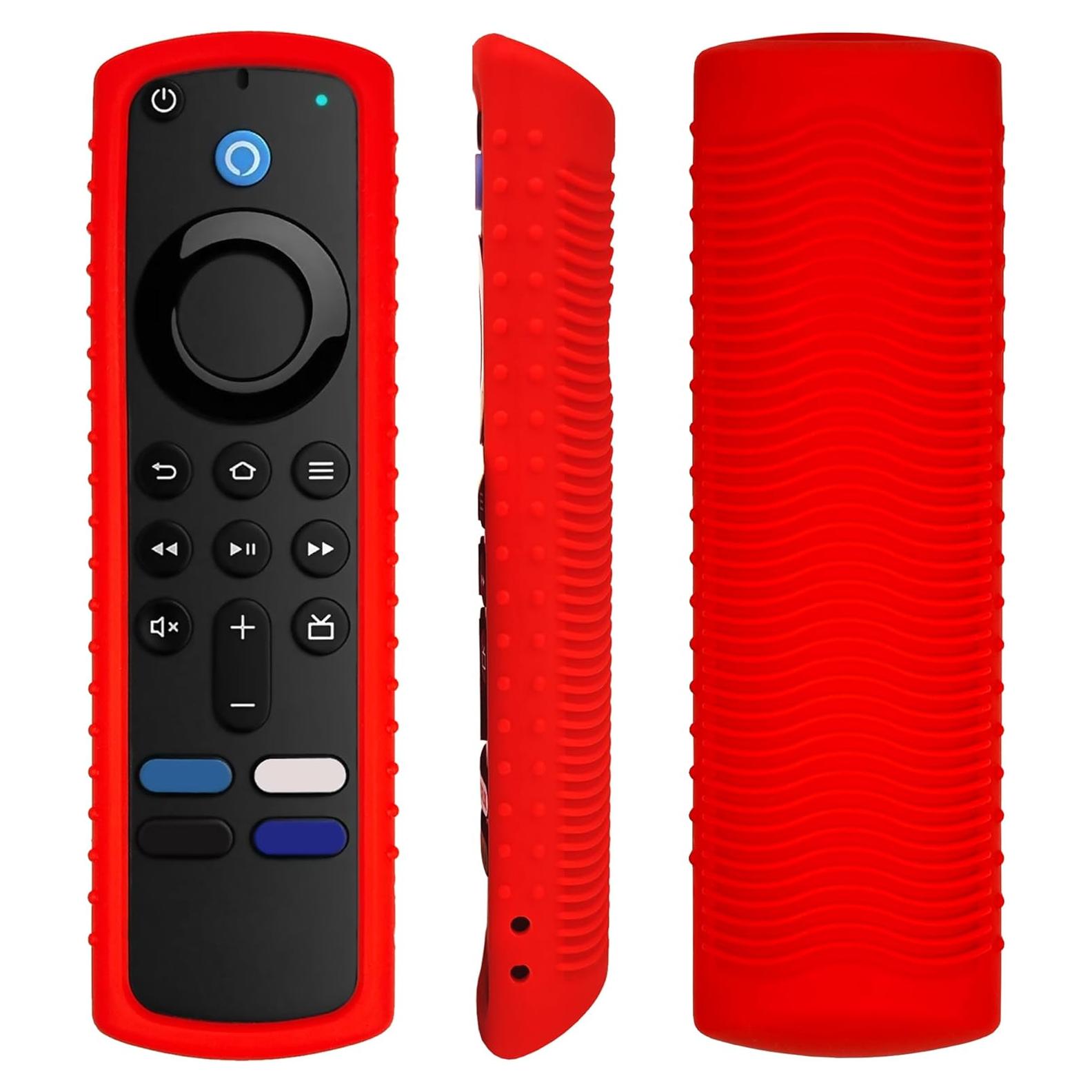 Funda de Silicona Rojo para Control Remoto Fire TV Stick