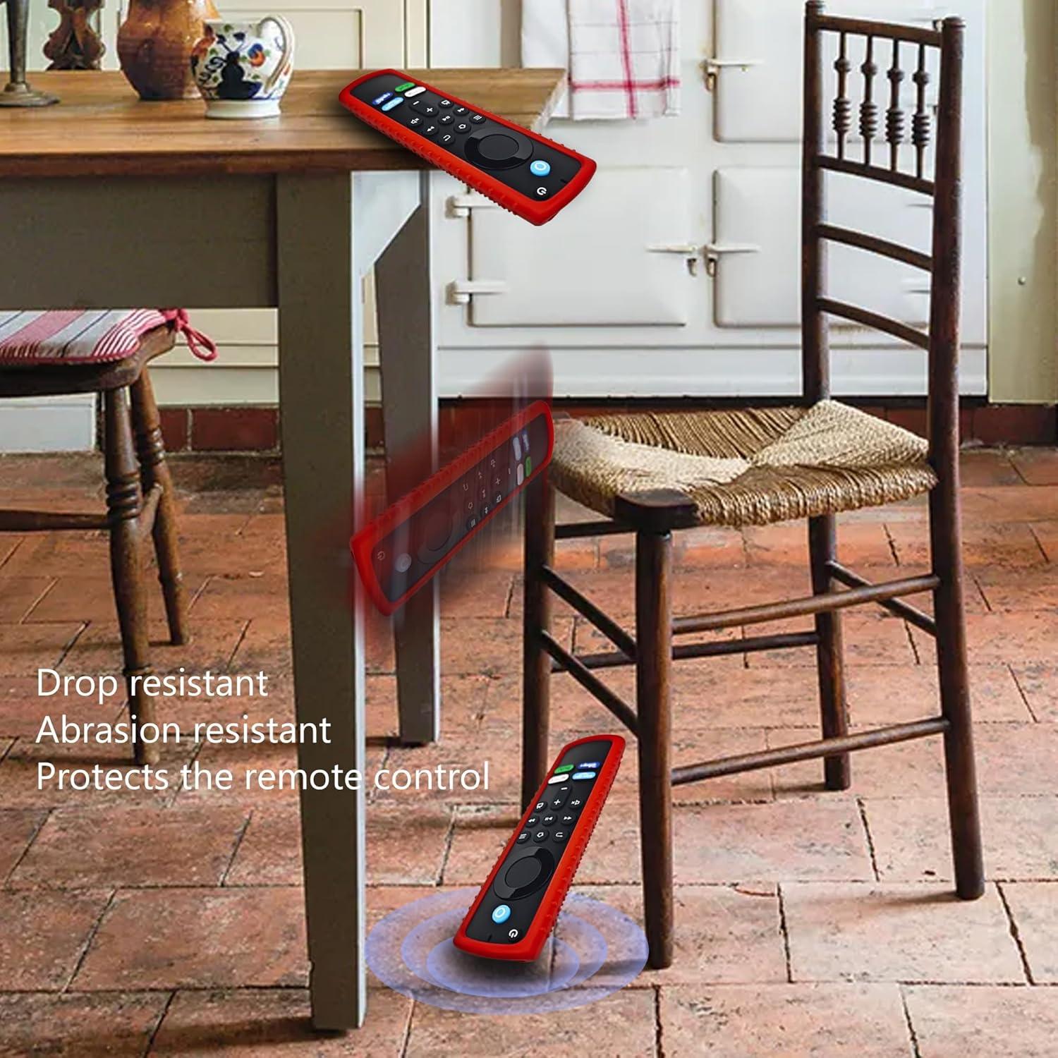 Funda de Silicona Rojo para Control Remoto Fire TV Stick