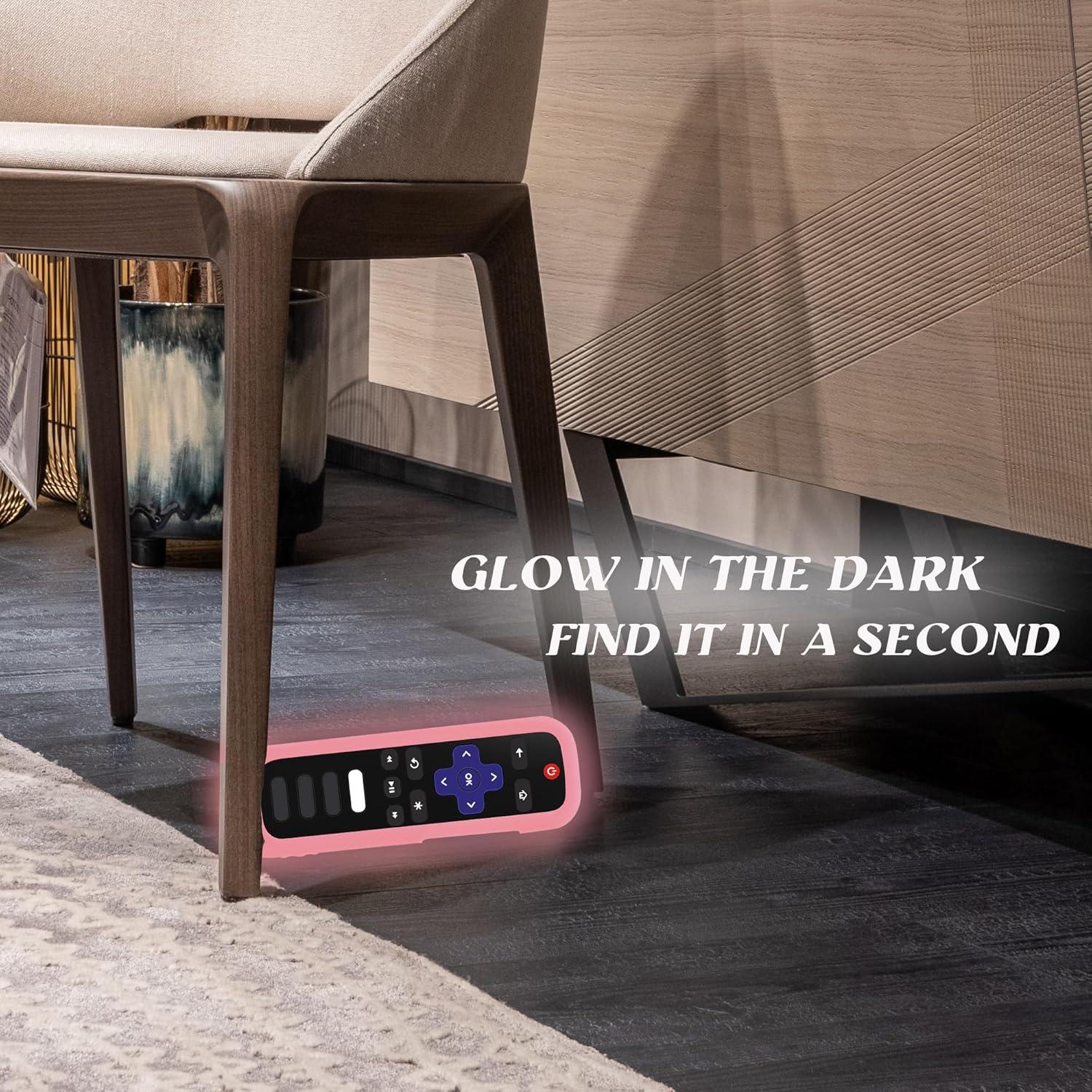 Paquete de 3 fundas de silicona GMXT para control remoto Roku