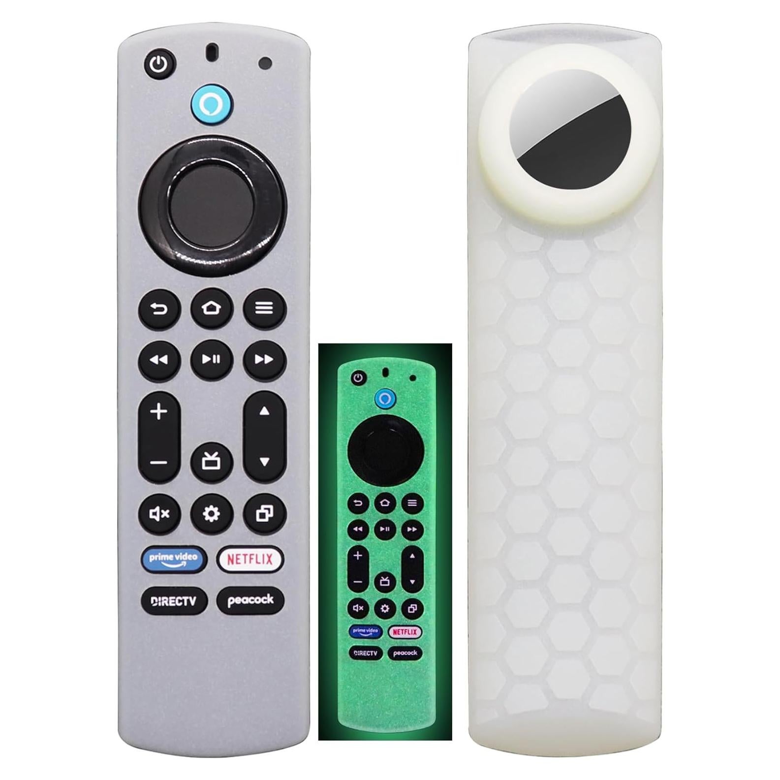 Funda de Silicona 2 en 1 para Control Remoto Toshiba e Insignia Verde Brillante