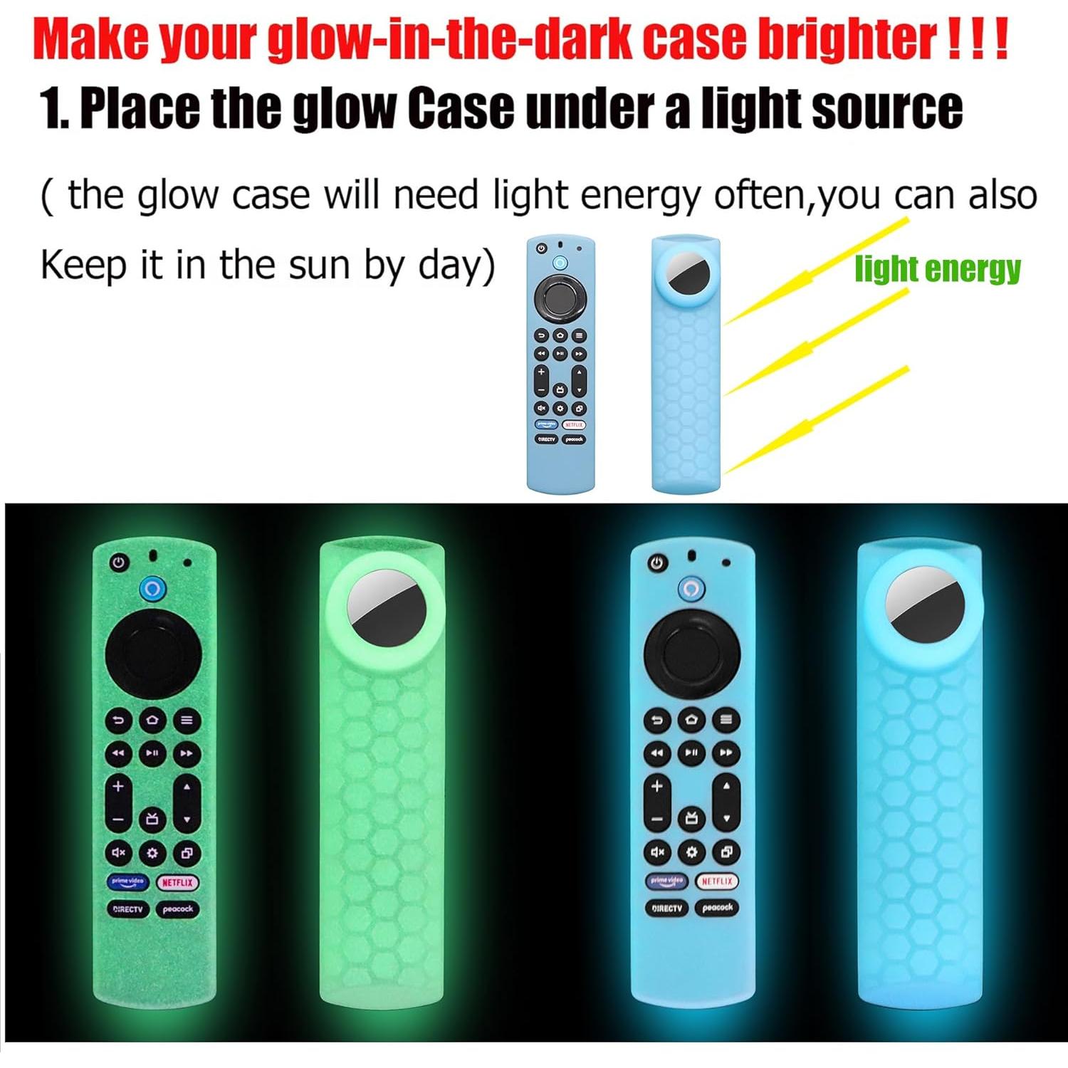 Funda de Silicona 2 en 1 para Control Remoto Toshiba e Insignia Verde Brillante