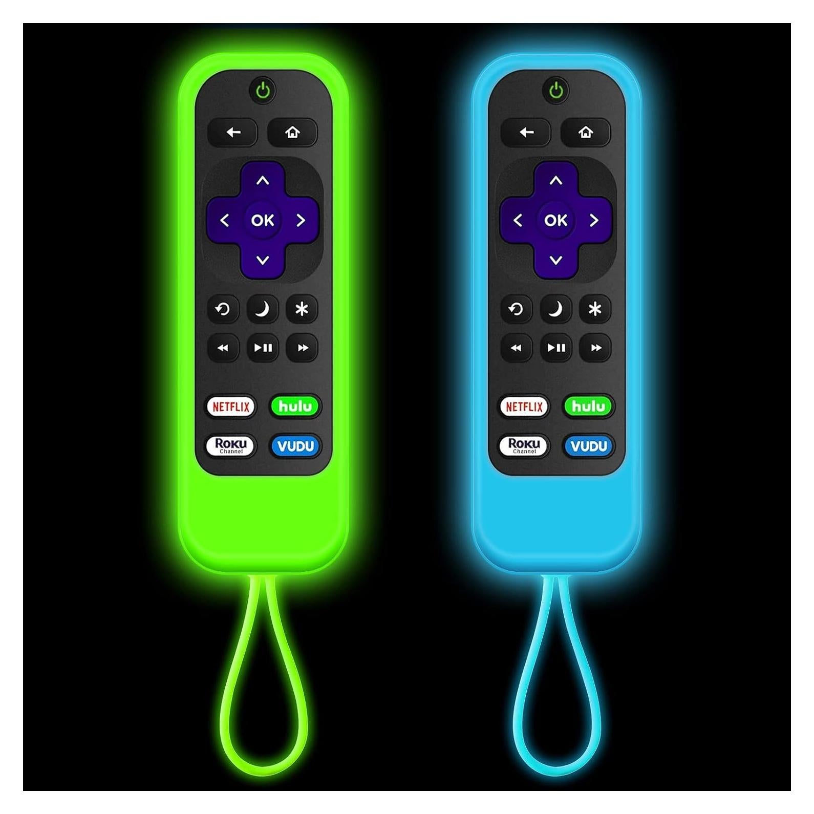 Funda de Silicona para Control Remoto Roku Climberer 2 Pack
