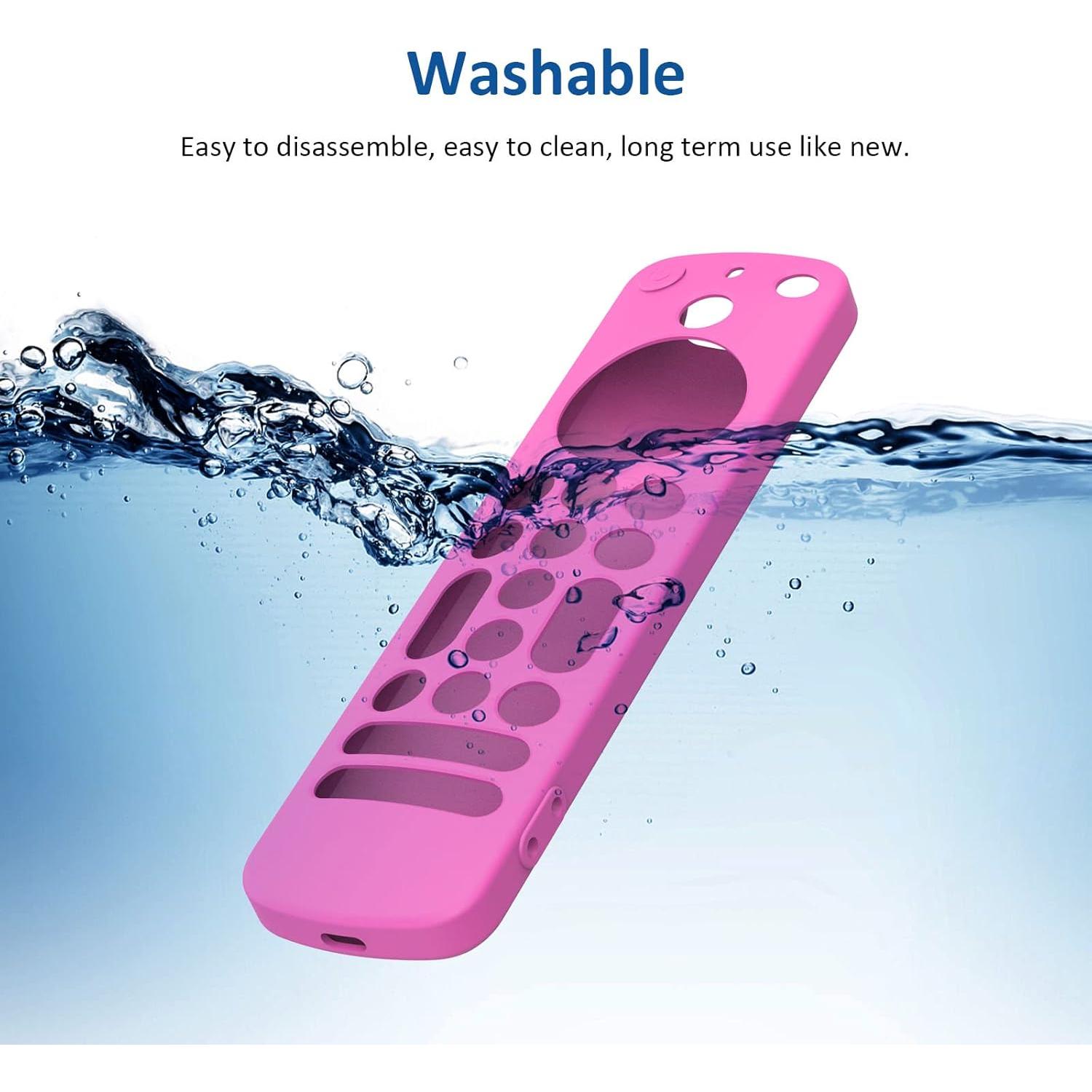 Funda de Silicona LEFXMOPHY G25N8L para Control Remoto Rosa