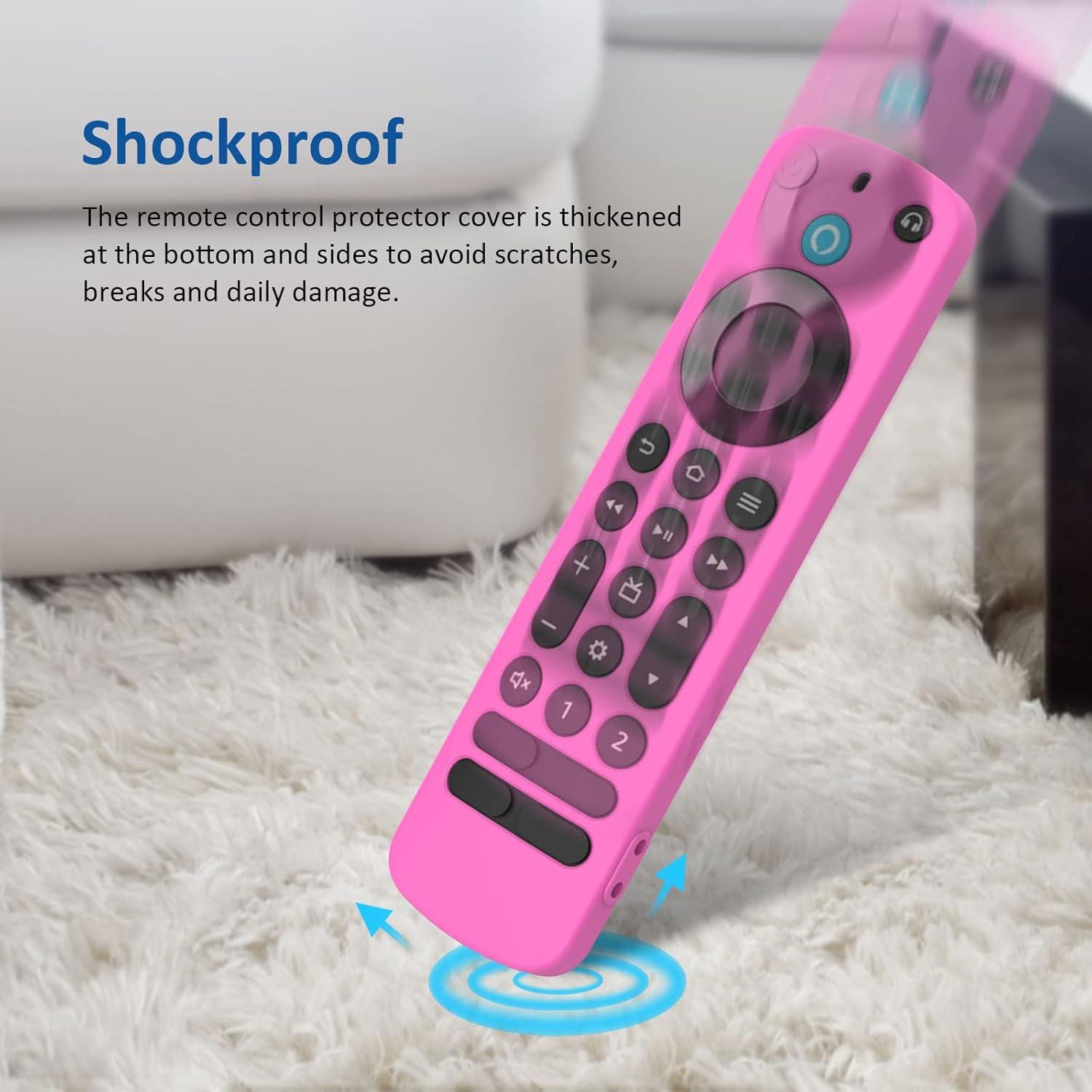 Funda de Silicona LEFXMOPHY G25N8L para Control Remoto Rosa