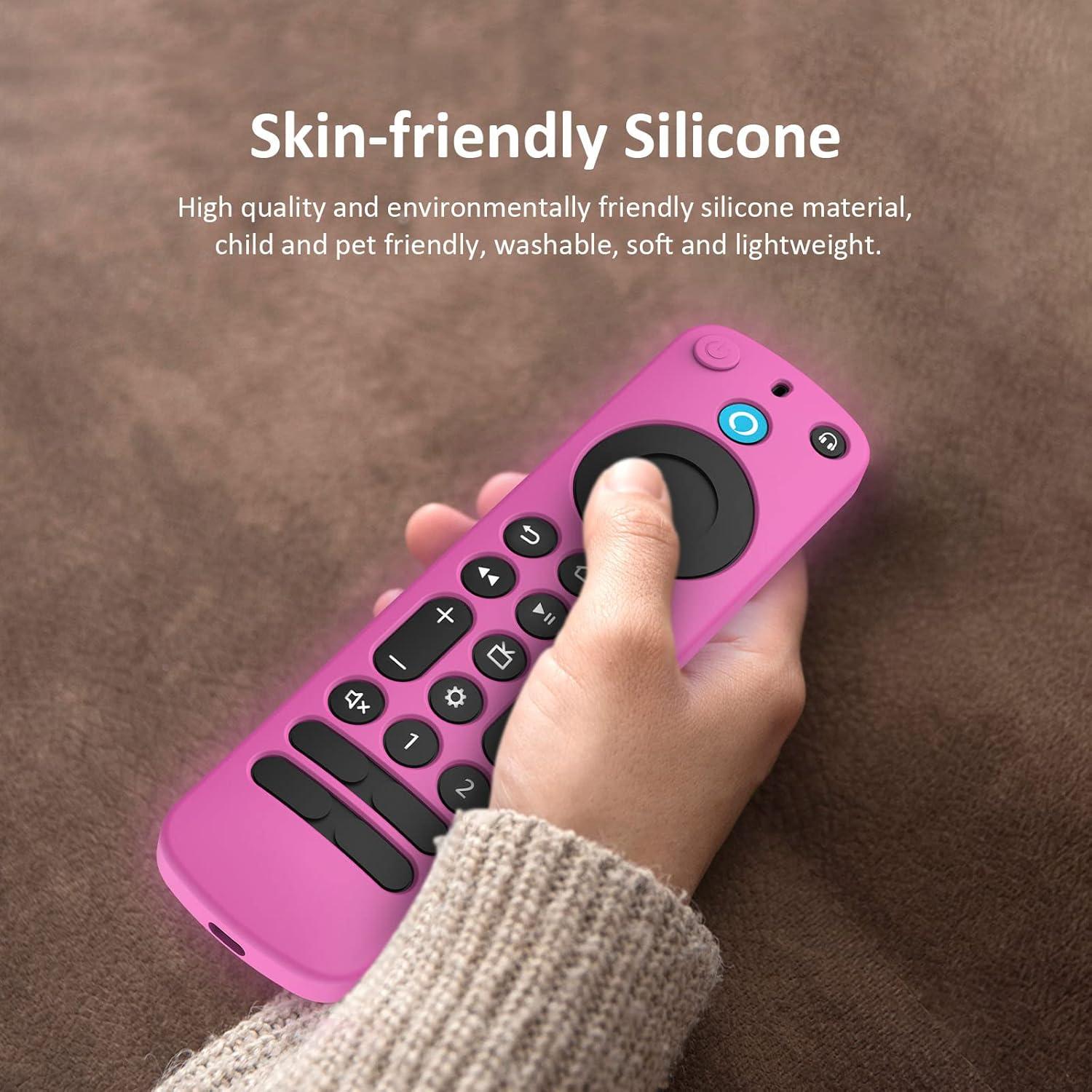 Funda de Silicona LEFXMOPHY G25N8L para Control Remoto Rosa