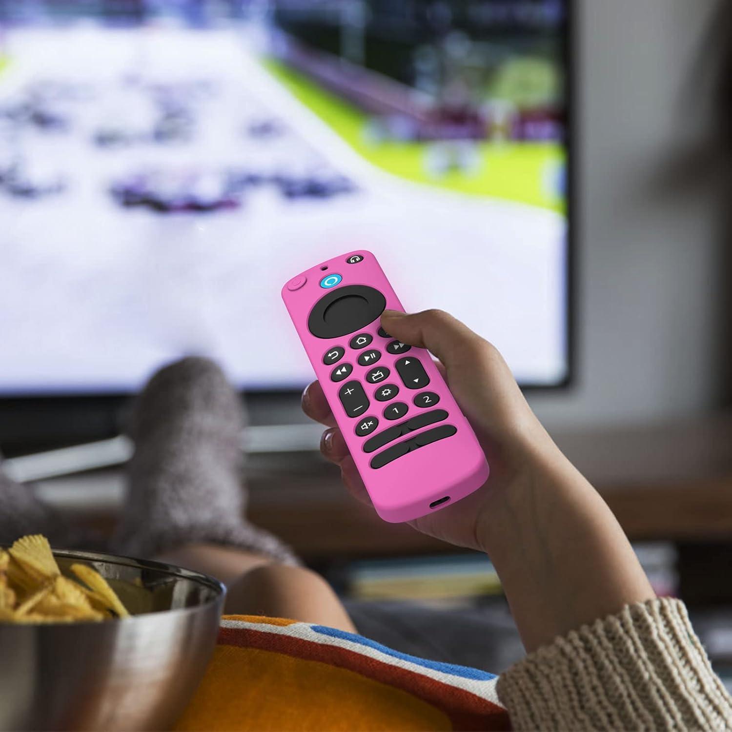 Funda de Silicona LEFXMOPHY G25N8L para Control Remoto Rosa