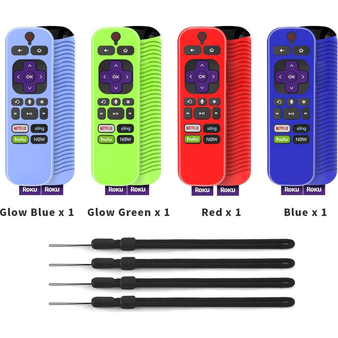 Funda de Control Remoto TCL Roku 3600R - 4 Pack TOLUOHU