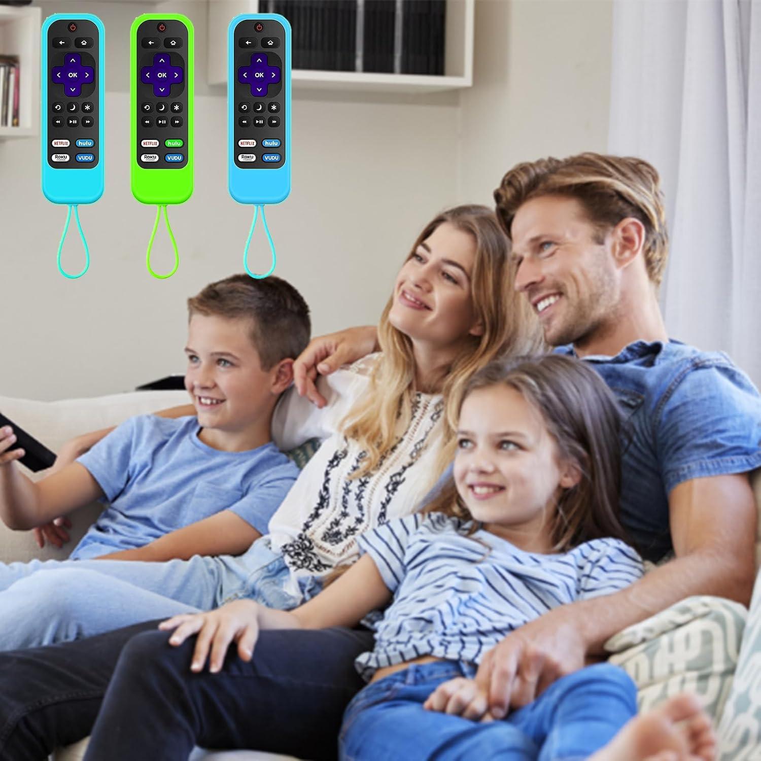 Funda de Control Remoto Taiyiluo para Roku 4K+ 2021 - Brilla en la Oscuridad