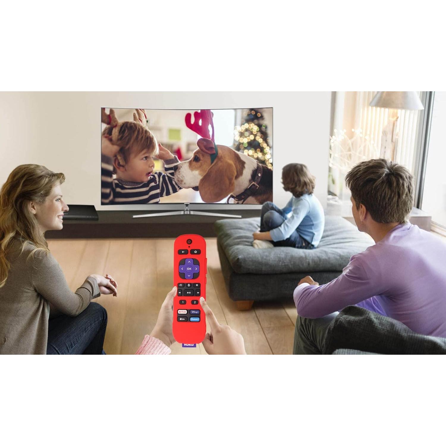 Funda de silicona AKSHFETH para control remoto Roku Ultra 2022