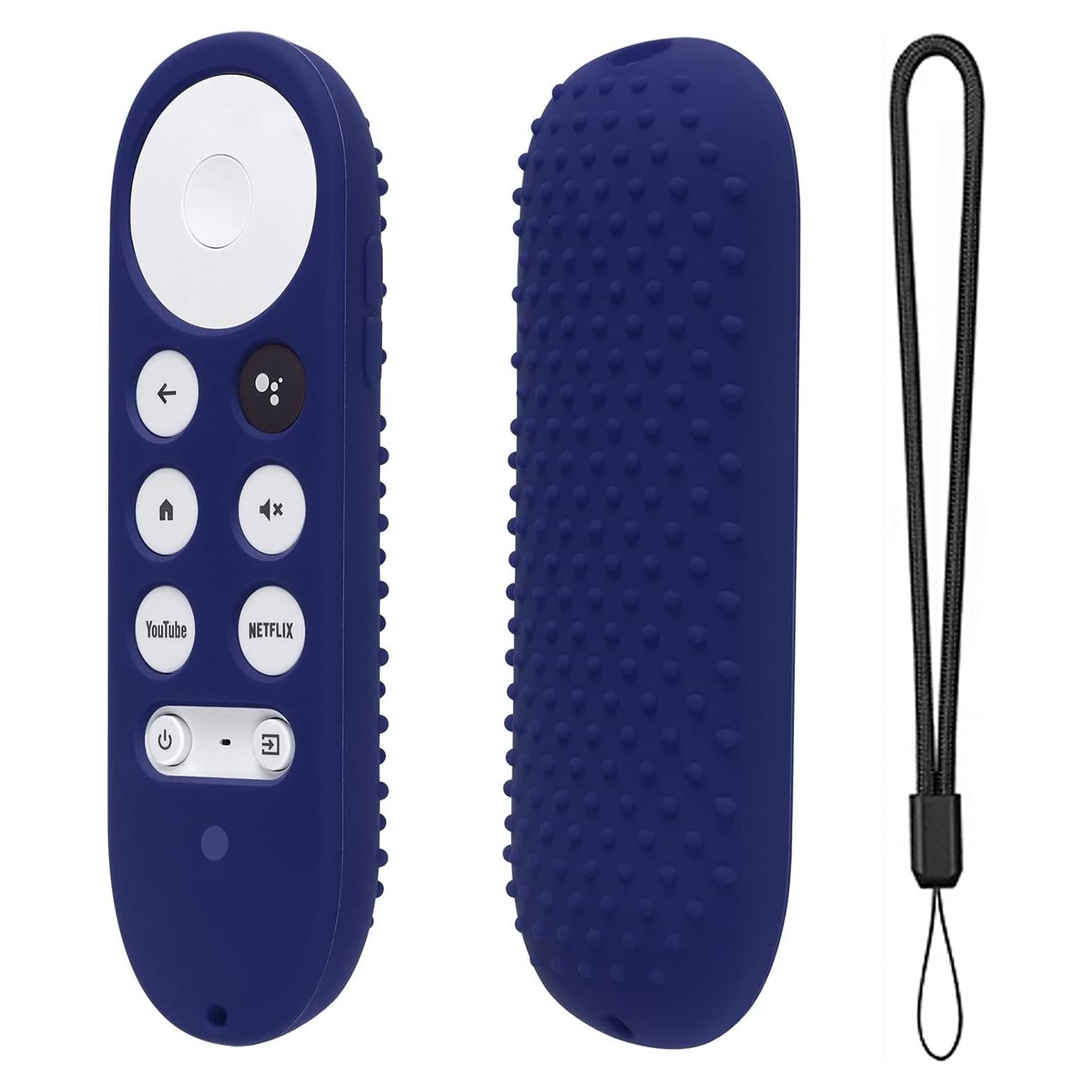 Funda de Silicona para Control Remoto Google Chromecast 2020 Azul