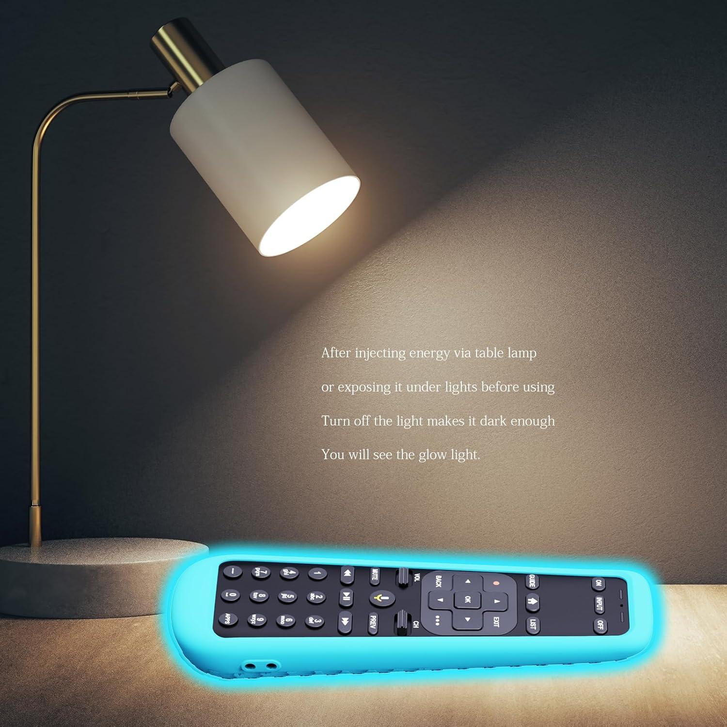 Funda de Silicona Azul Brillante para Control Remoto AT&T C71KW