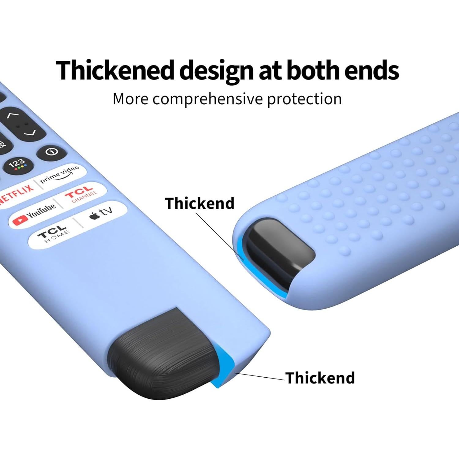 Funda de Silicona Hi Color para Control Remoto TCL RC813 FMB1 Azul