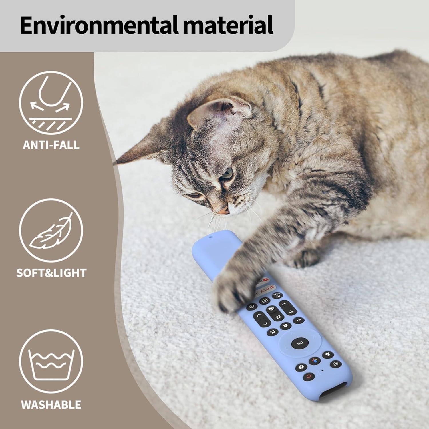 Funda de Silicona Hi Color para Control Remoto TCL RC813 FMB1 Azul