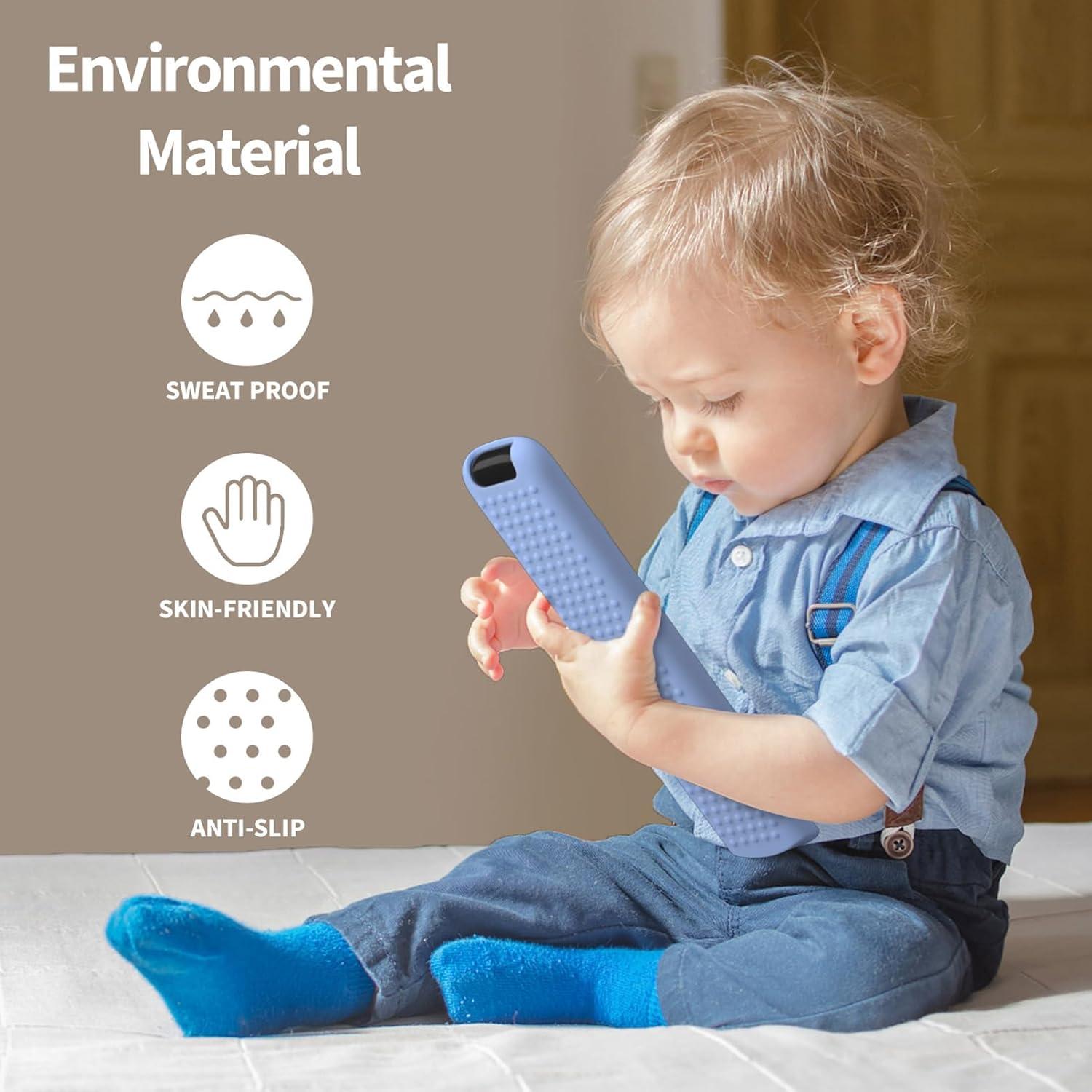 Funda de Silicona Hi Color para Control Remoto TCL RC813 FMB1 Azul